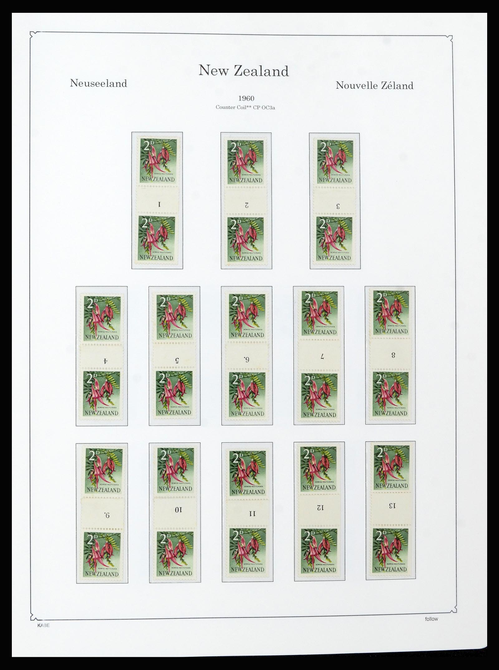 37148 037 - Postzegelverzameling 37148 Nieuw Zeeland speciaal verzameling 1953-19