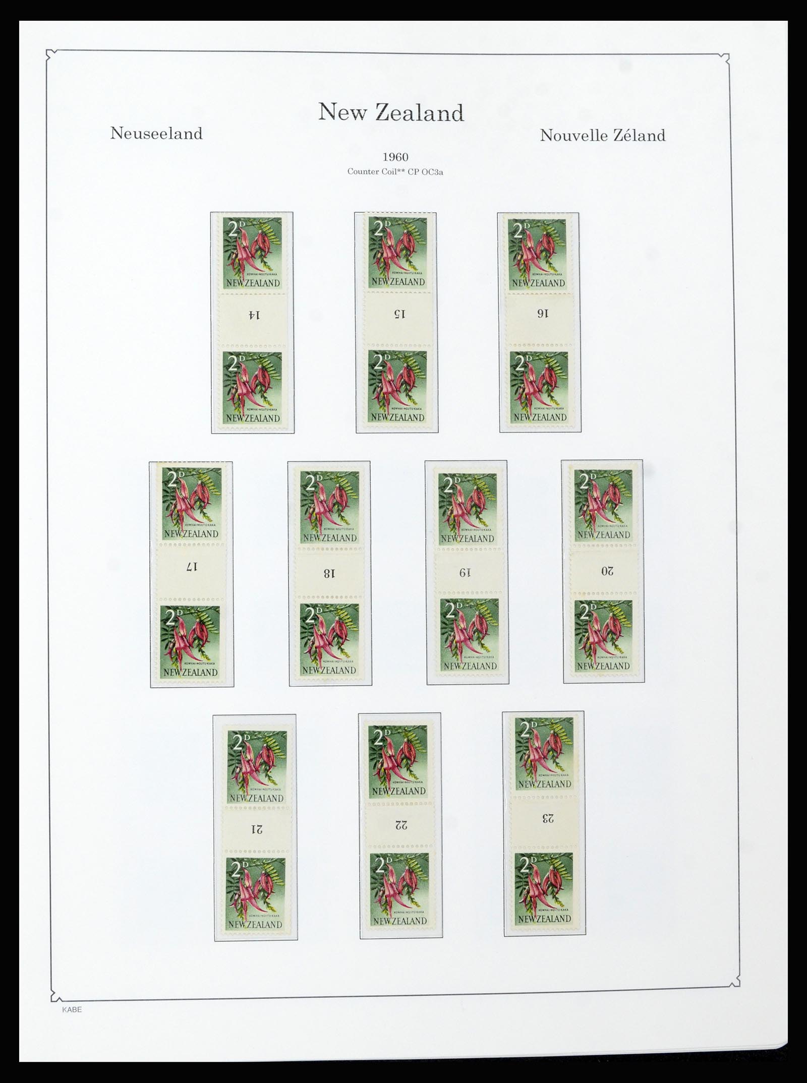37148 038 - Postzegelverzameling 37148 Nieuw Zeeland speciaal verzameling 1953-19