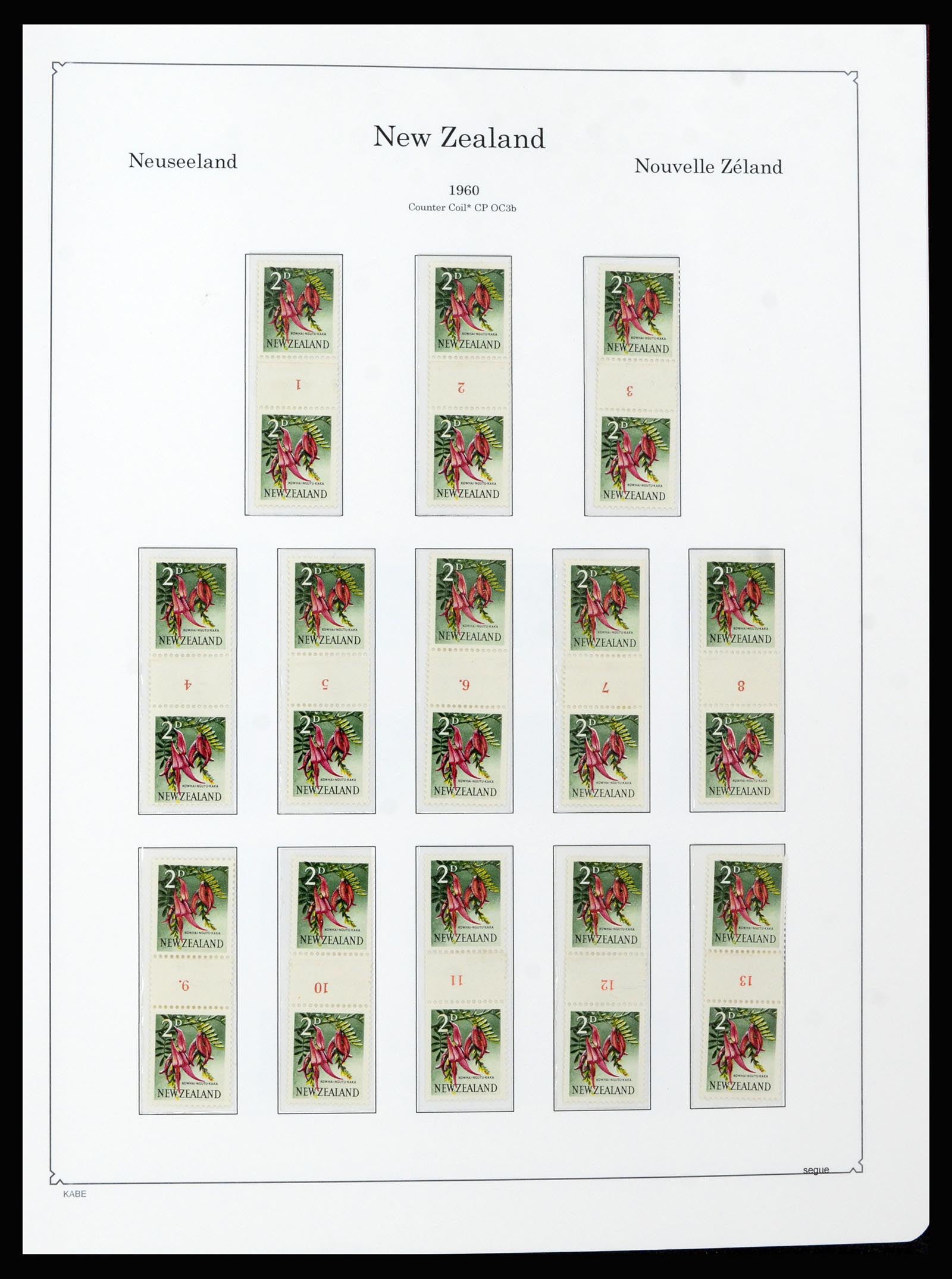 37148 039 - Postzegelverzameling 37148 Nieuw Zeeland speciaal verzameling 1953-19
