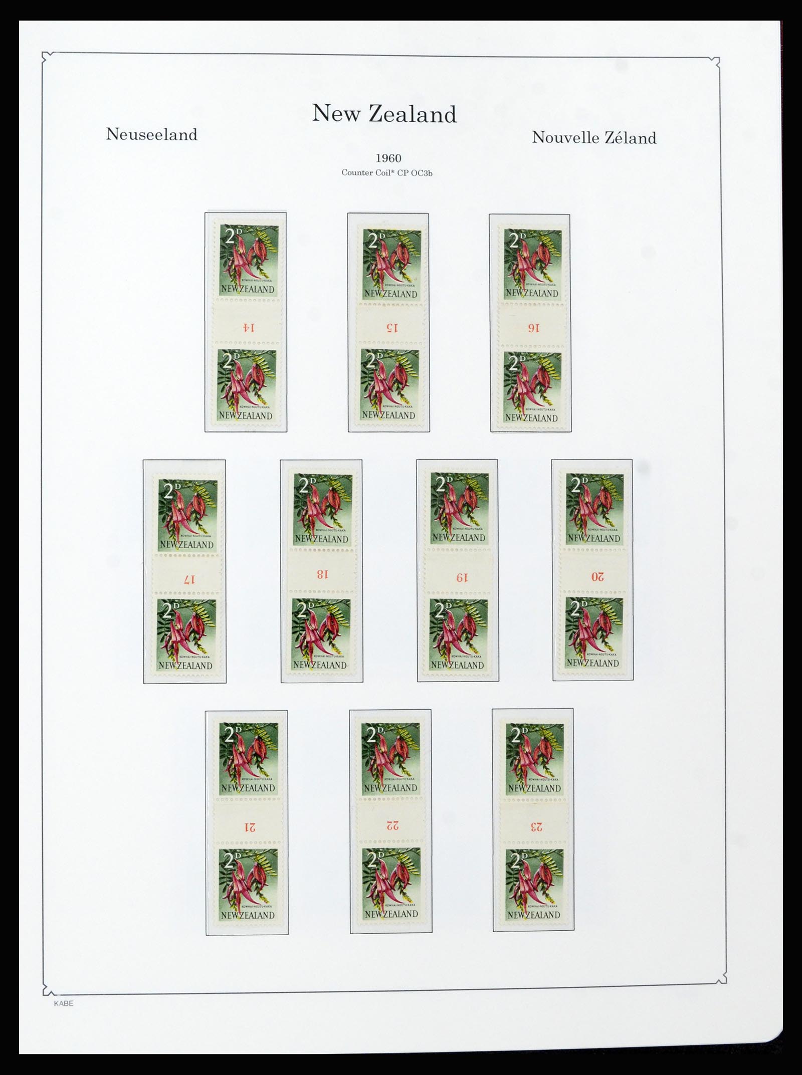 37148 040 - Postzegelverzameling 37148 Nieuw Zeeland speciaal verzameling 1953-19