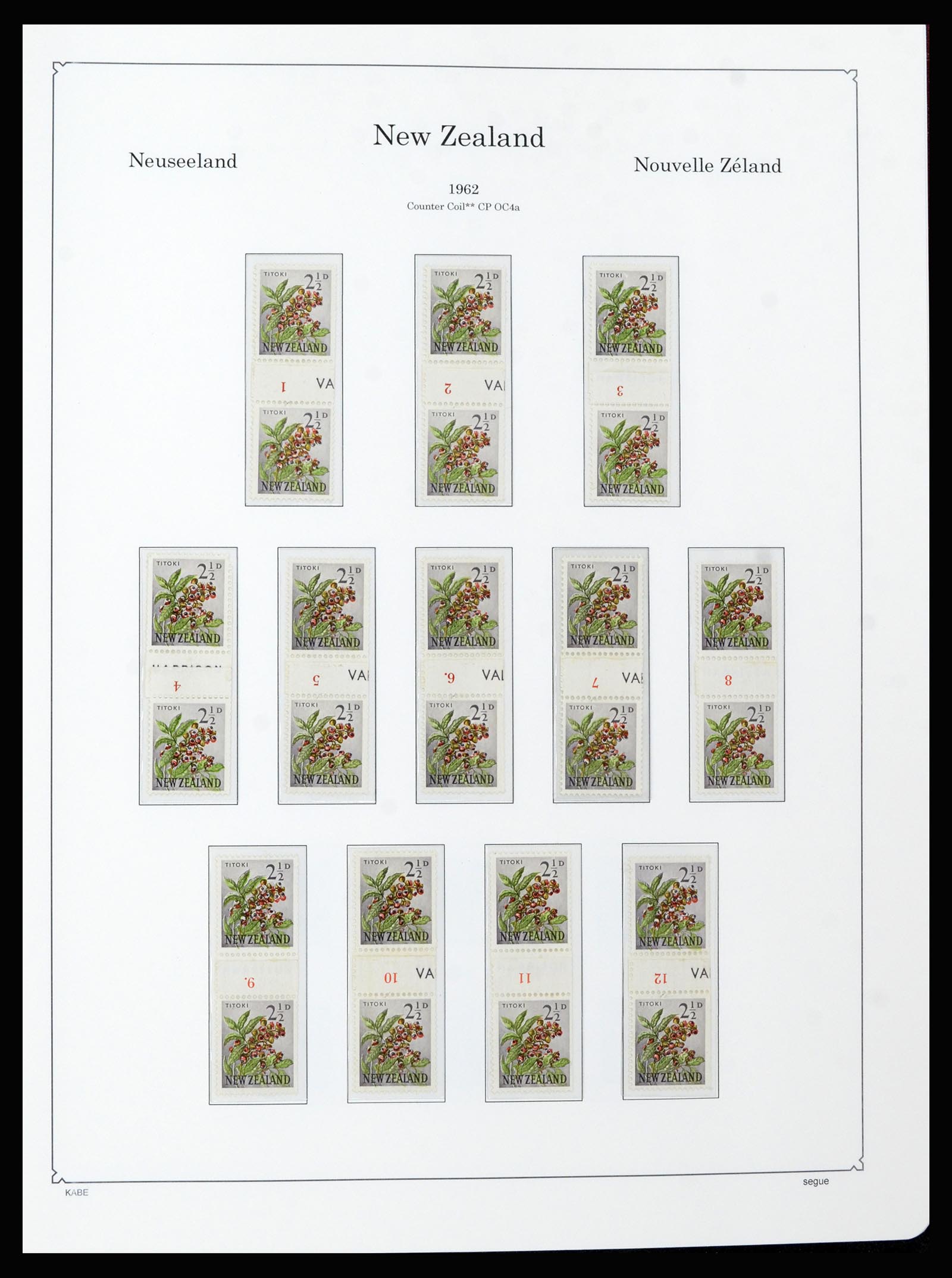 37148 041 - Postzegelverzameling 37148 Nieuw Zeeland speciaal verzameling 1953-19