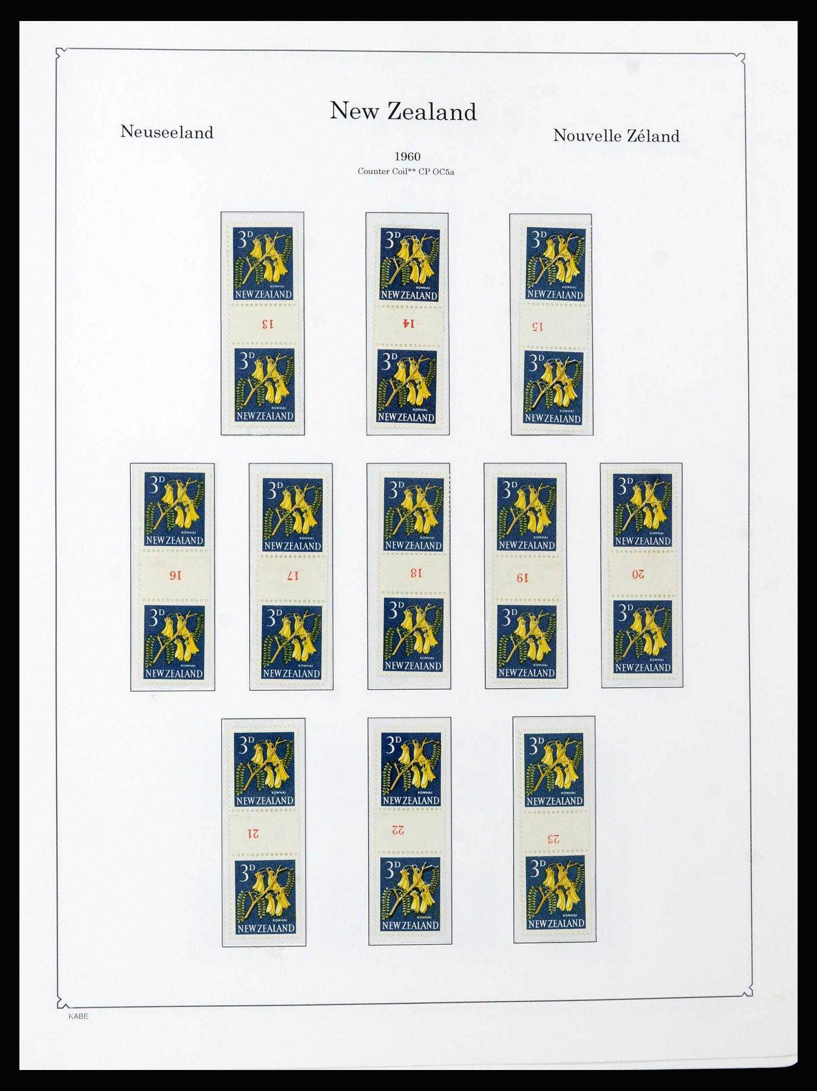37148 044 - Postzegelverzameling 37148 Nieuw Zeeland speciaal verzameling 1953-19