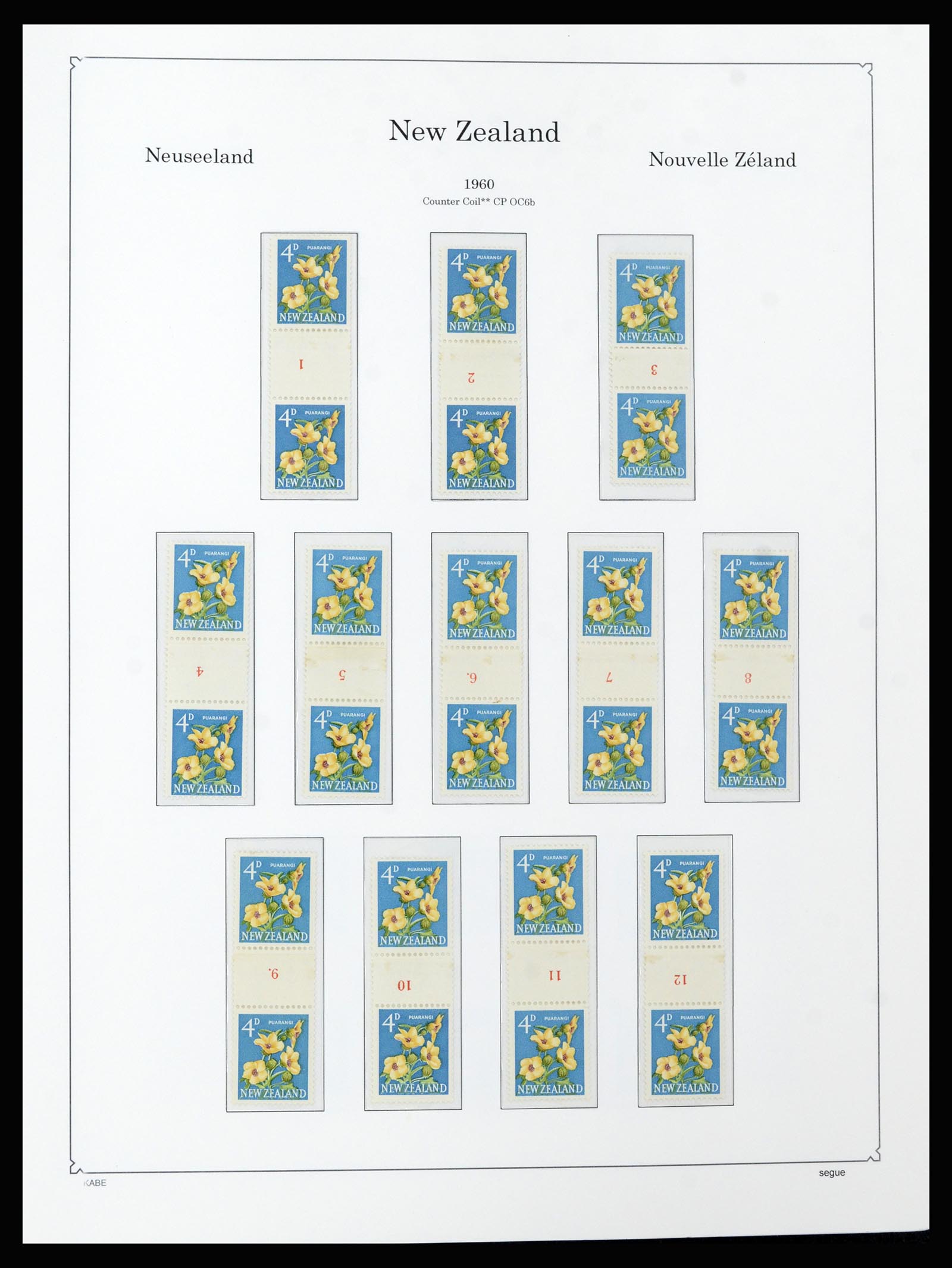 37148 045 - Postzegelverzameling 37148 Nieuw Zeeland speciaal verzameling 1953-19