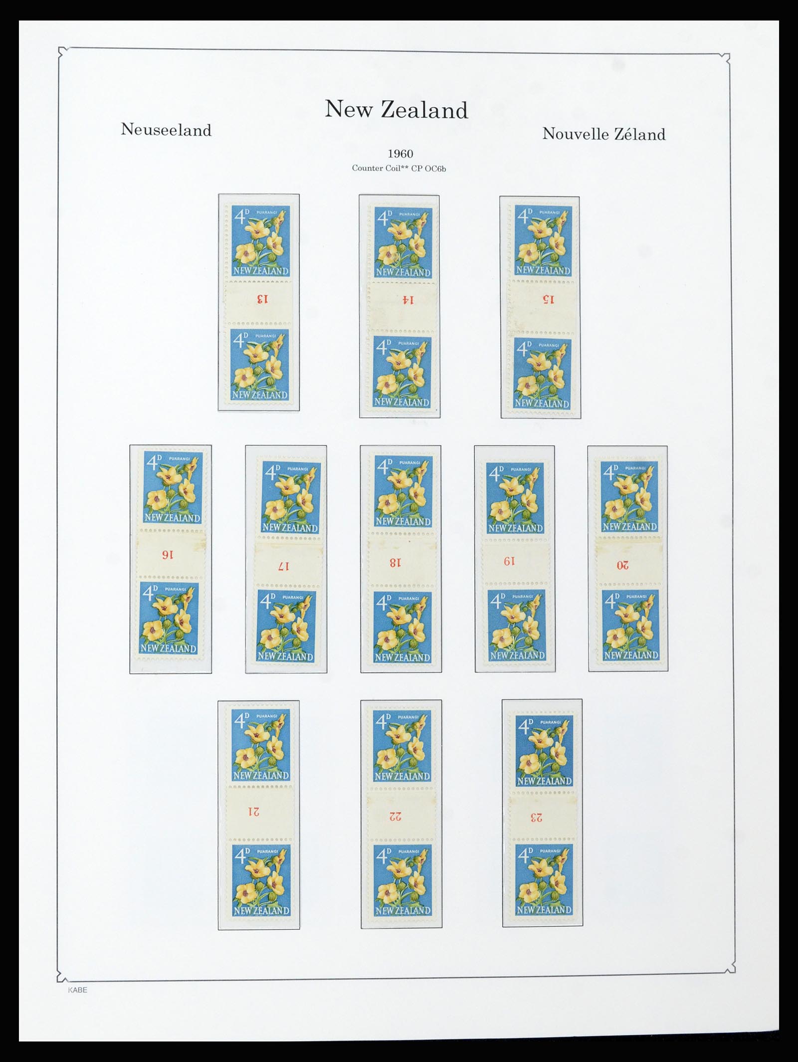 37148 046 - Postzegelverzameling 37148 Nieuw Zeeland speciaal verzameling 1953-19