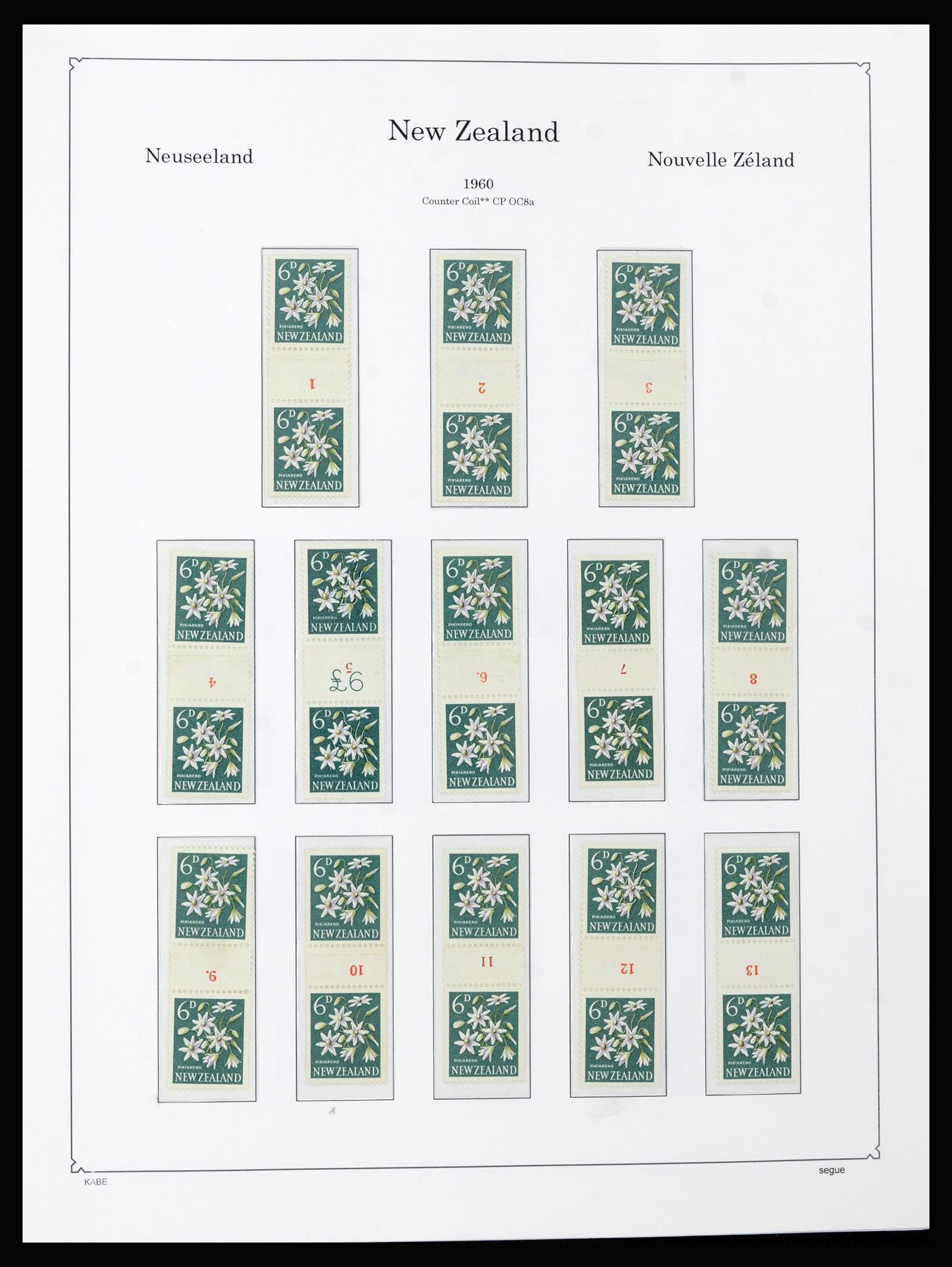 37148 047 - Postzegelverzameling 37148 Nieuw Zeeland speciaal verzameling 1953-19