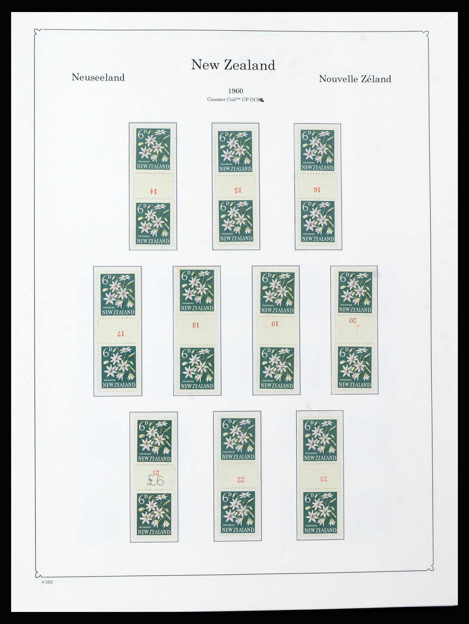 37148 048 - Postzegelverzameling 37148 Nieuw Zeeland speciaal verzameling 1953-19