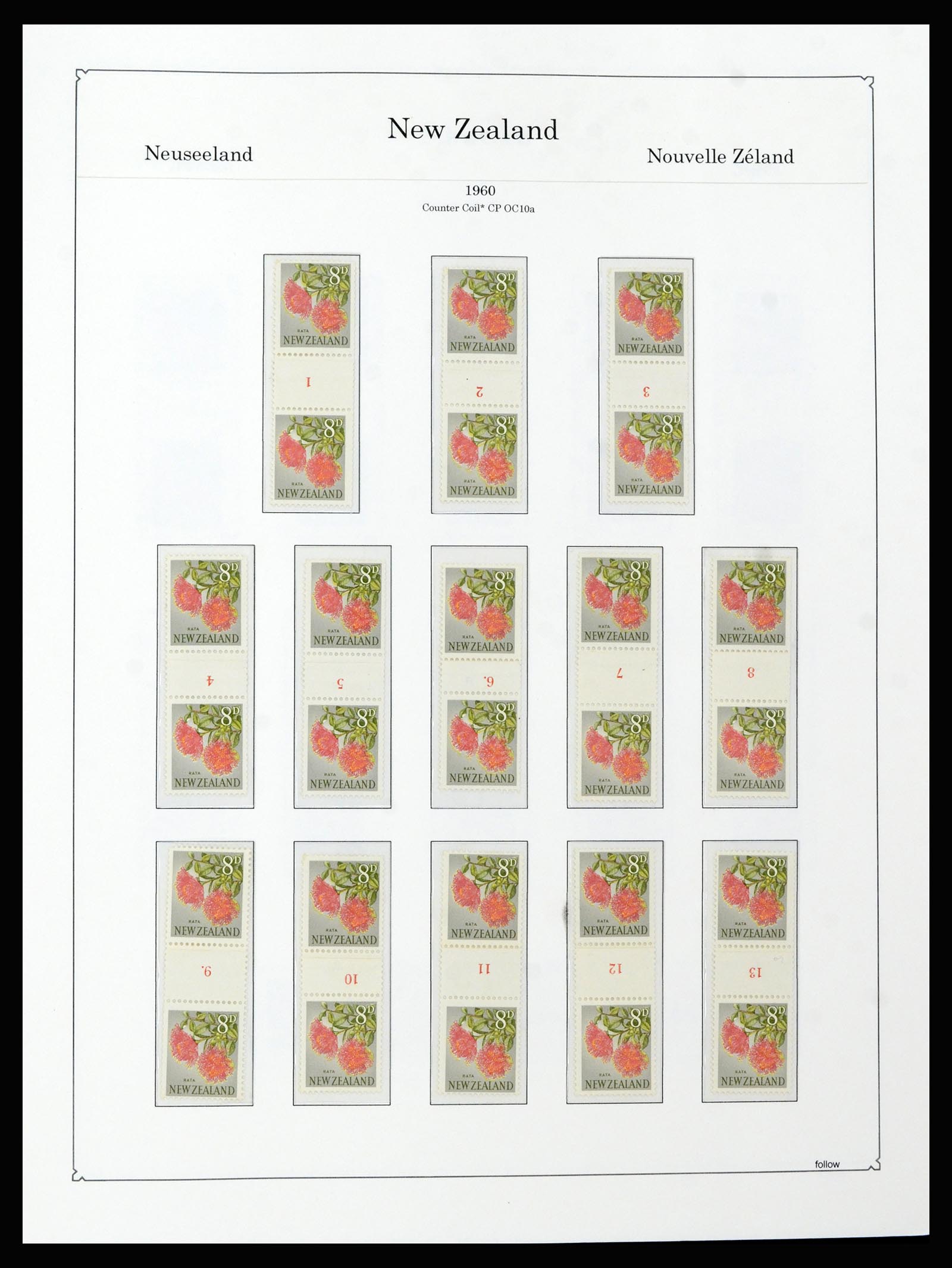 37148 049 - Postzegelverzameling 37148 Nieuw Zeeland speciaal verzameling 1953-19