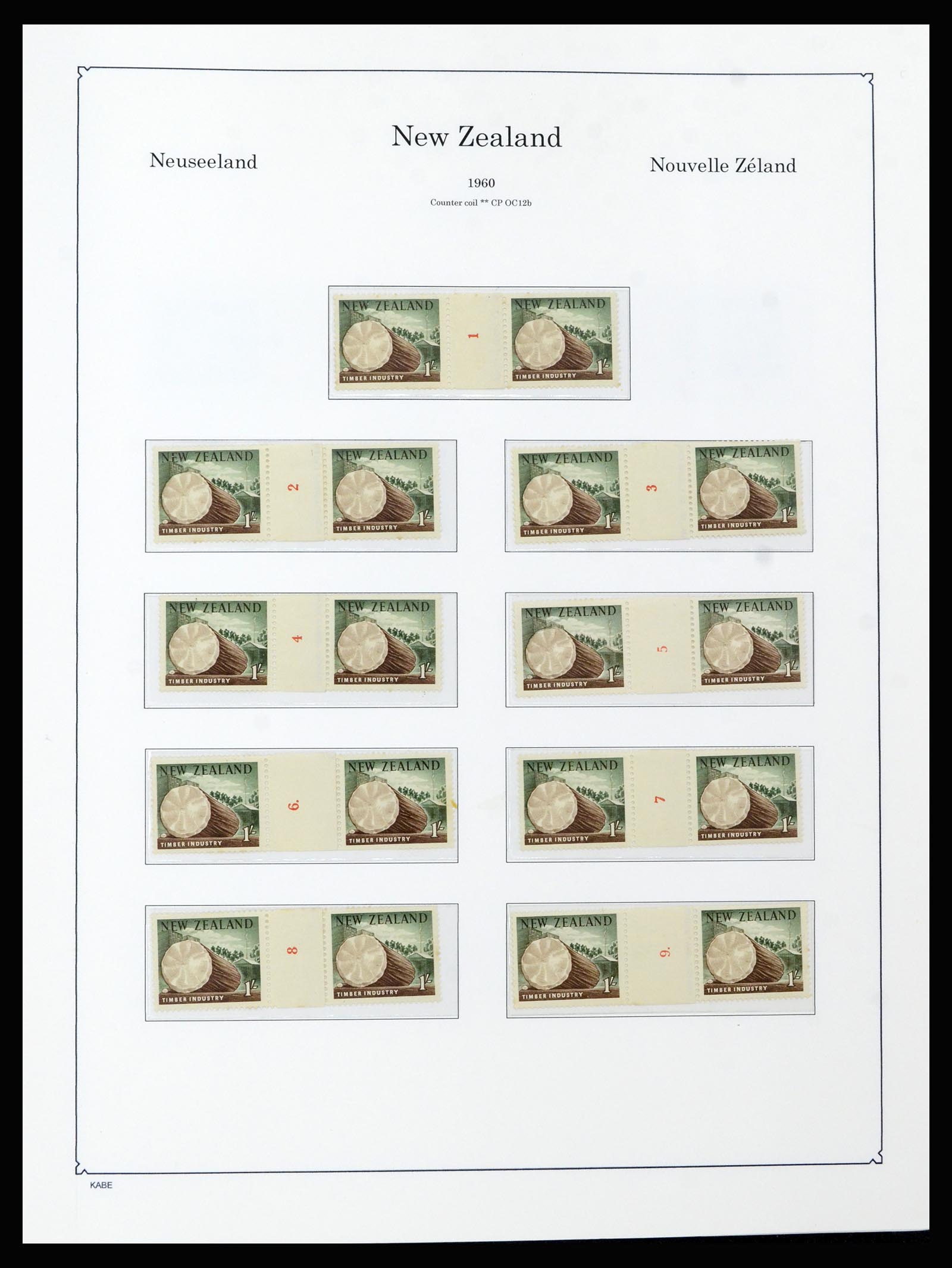 37148 052 - Postzegelverzameling 37148 Nieuw Zeeland speciaal verzameling 1953-19