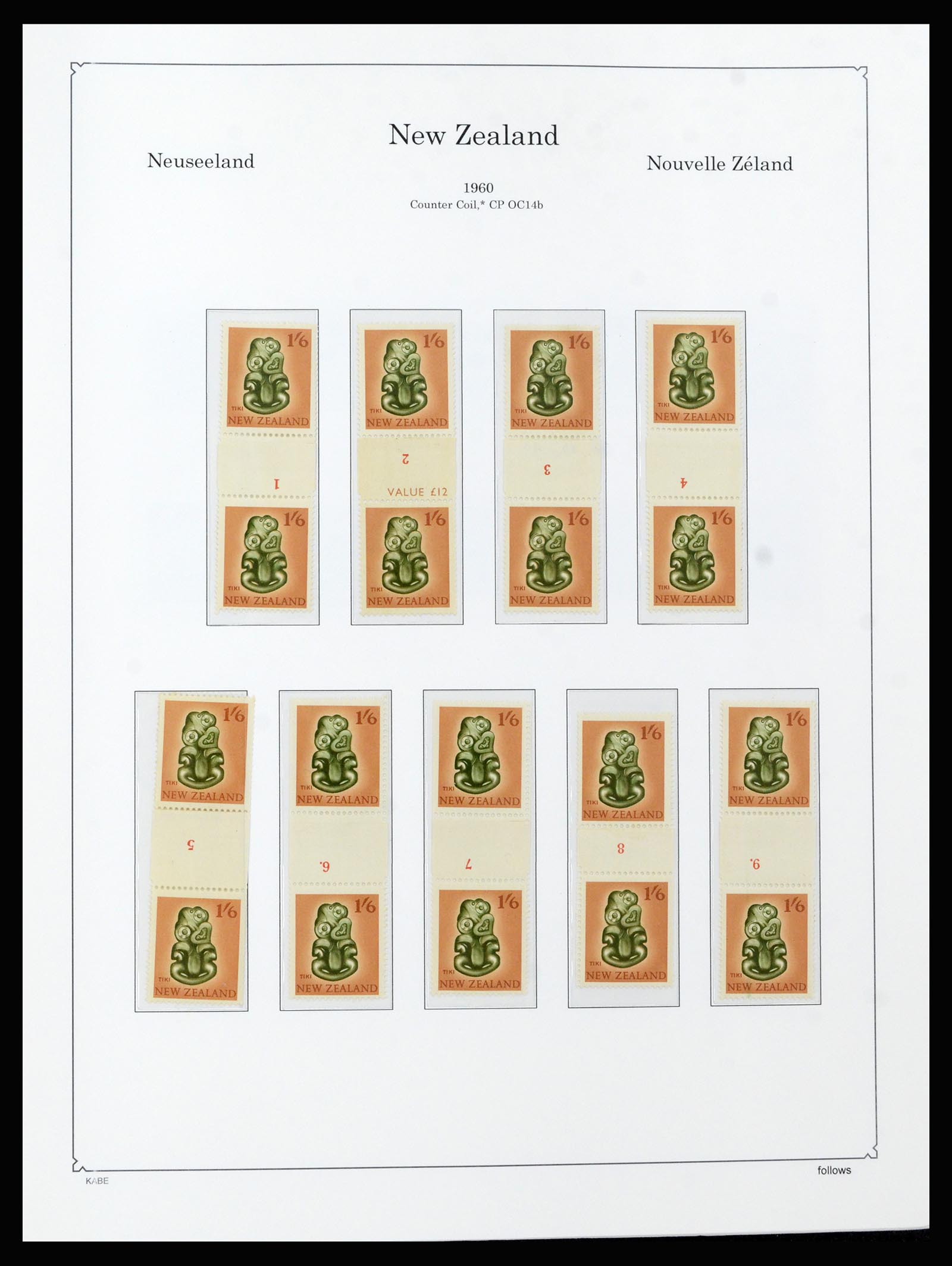 37148 054 - Postzegelverzameling 37148 Nieuw Zeeland speciaal verzameling 1953-19