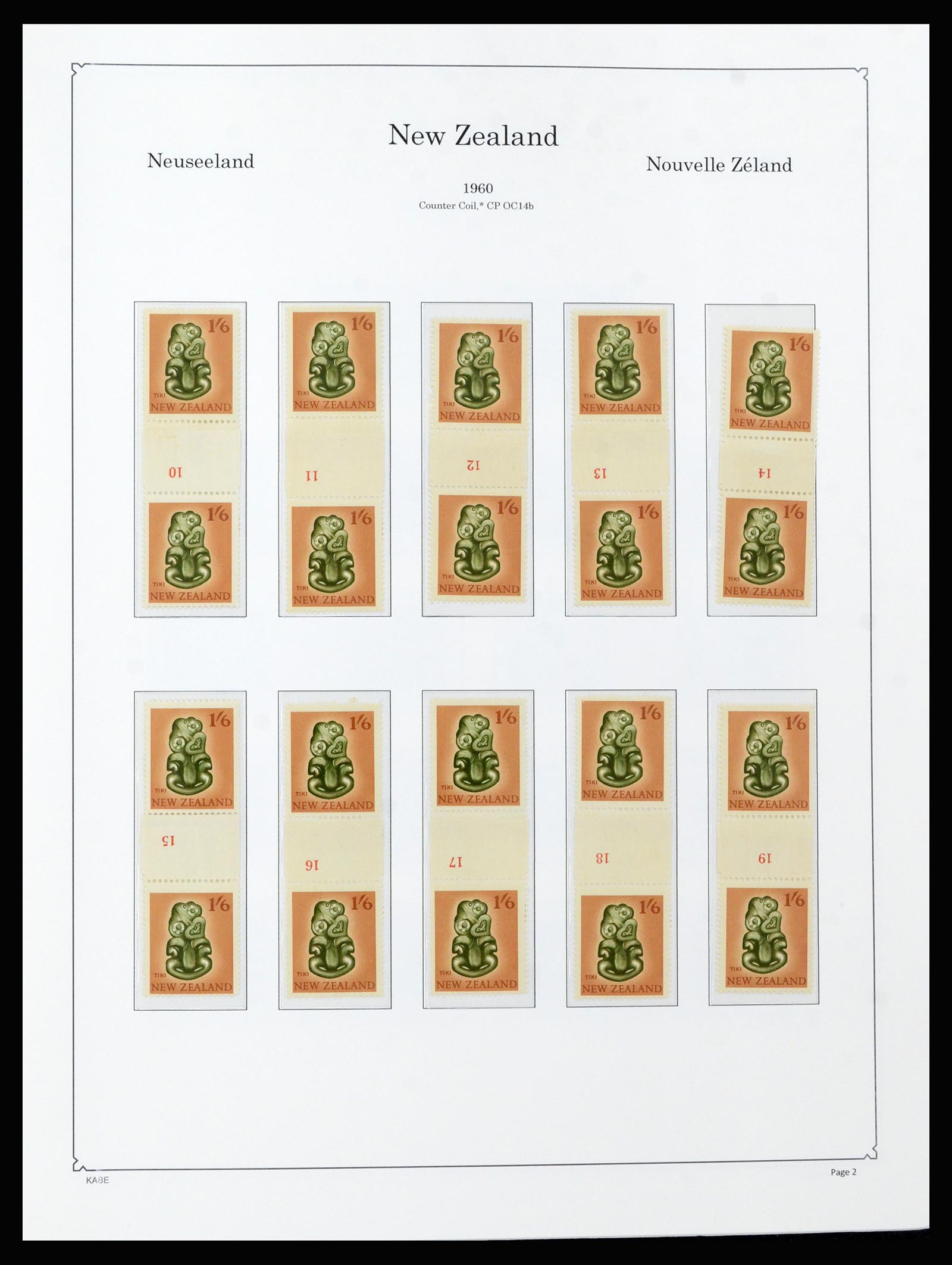 37148 055 - Postzegelverzameling 37148 Nieuw Zeeland speciaal verzameling 1953-19