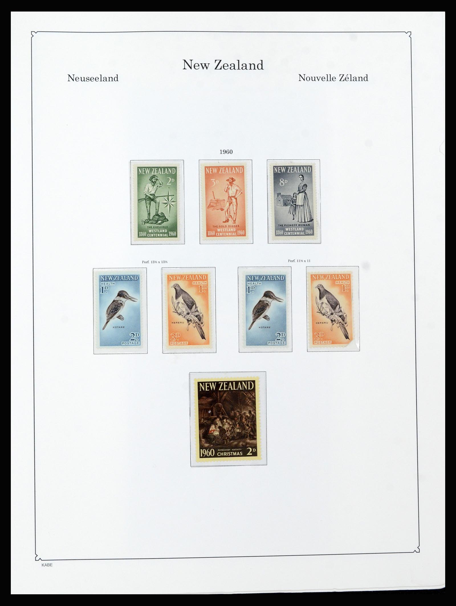 37148 058 - Postzegelverzameling 37148 Nieuw Zeeland speciaal verzameling 1953-19