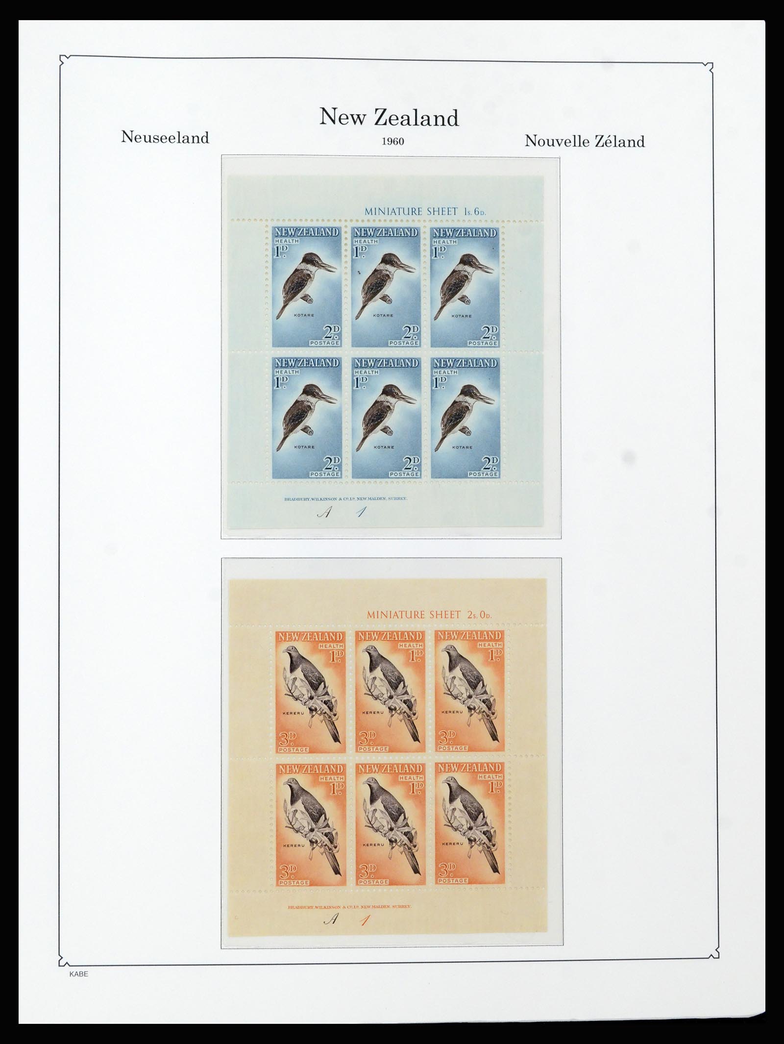 37148 059 - Postzegelverzameling 37148 Nieuw Zeeland speciaal verzameling 1953-19