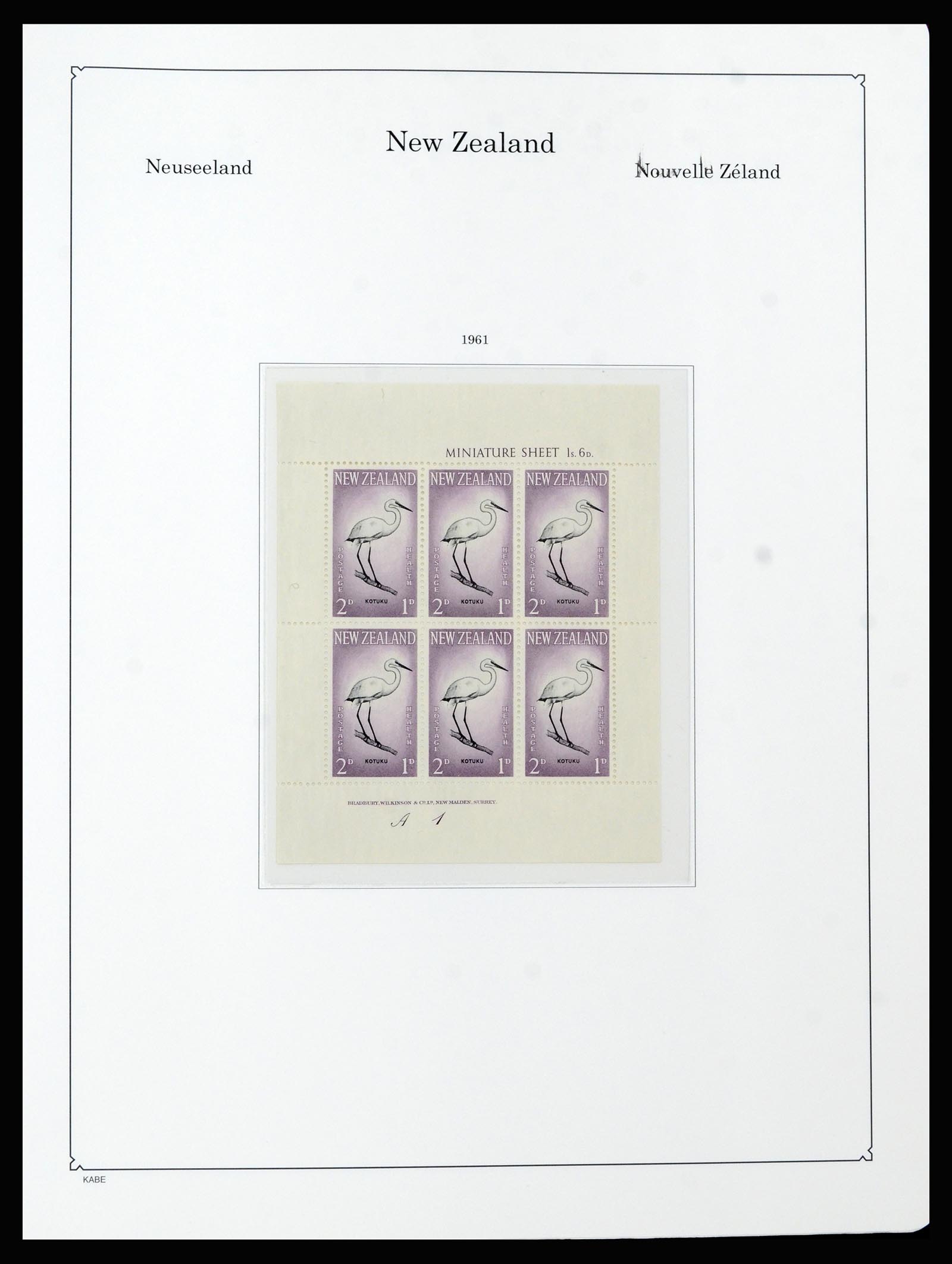 37148 061 - Postzegelverzameling 37148 Nieuw Zeeland speciaal verzameling 1953-19