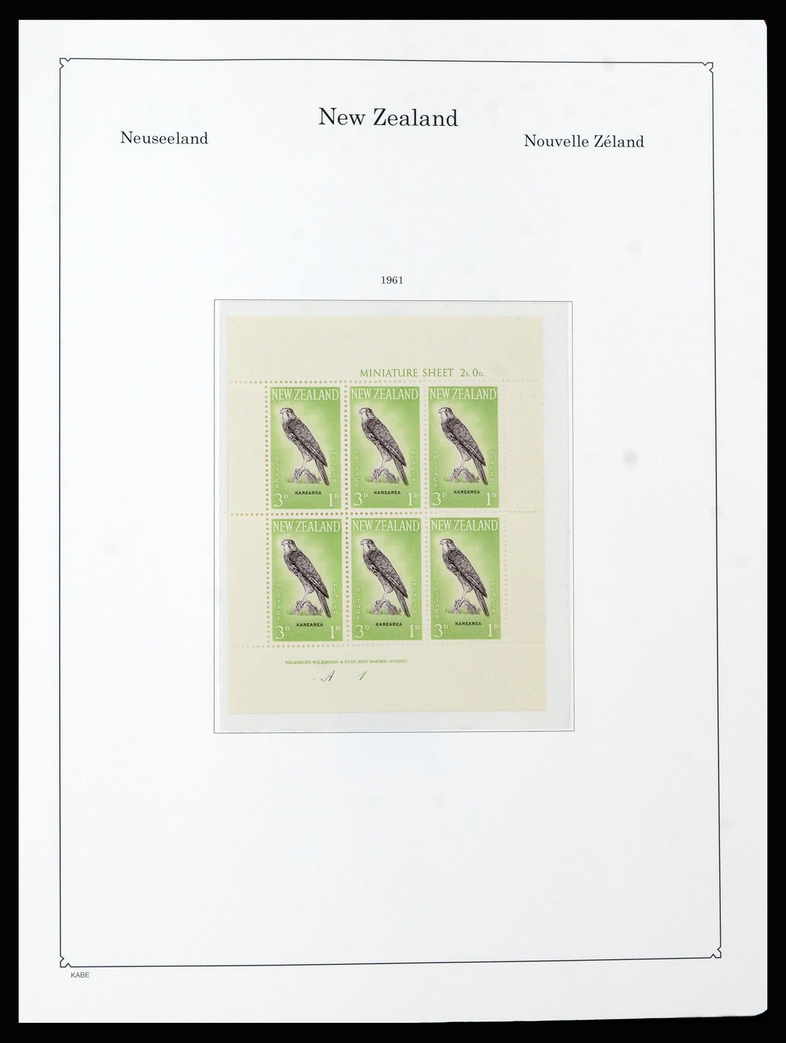37148 062 - Postzegelverzameling 37148 Nieuw Zeeland speciaal verzameling 1953-19