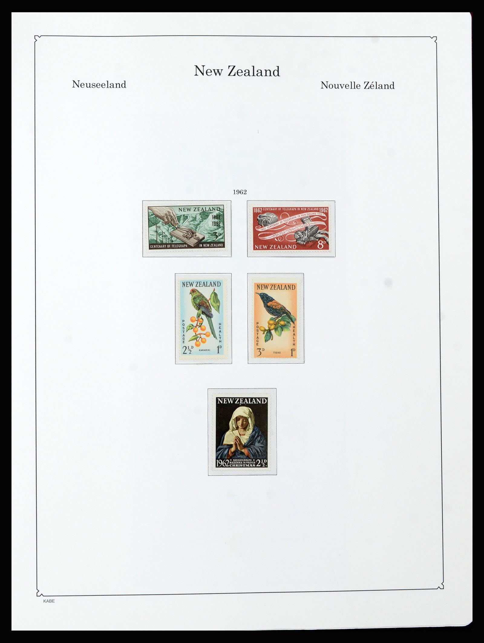37148 063 - Postzegelverzameling 37148 Nieuw Zeeland speciaal verzameling 1953-19