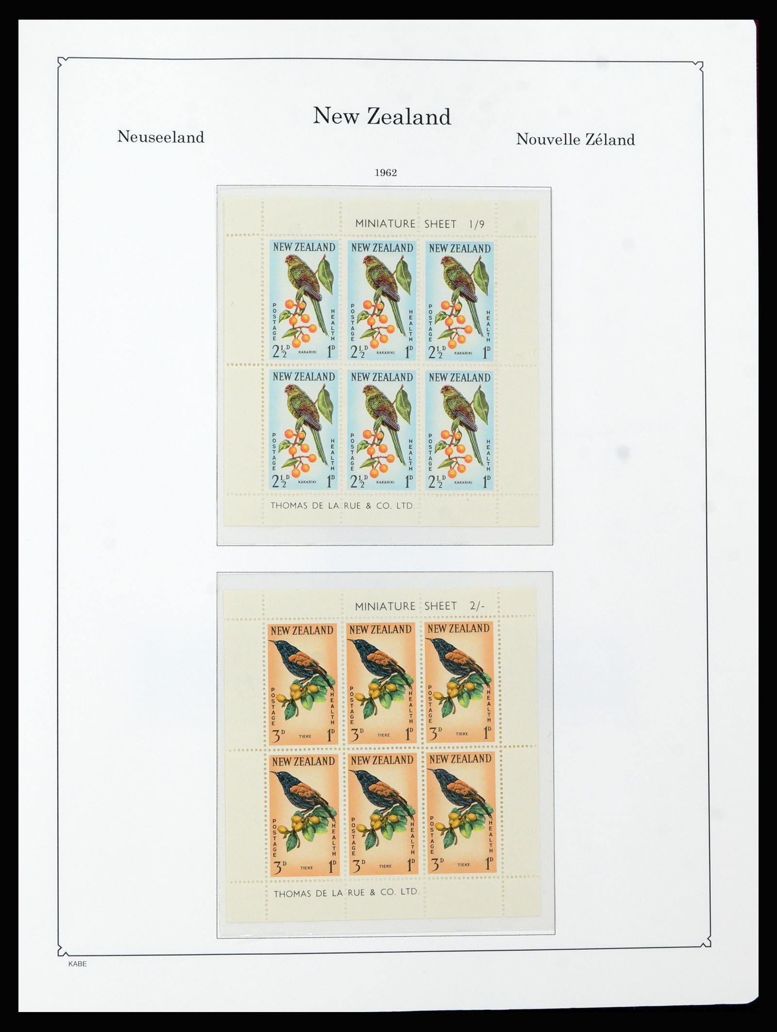 37148 064 - Postzegelverzameling 37148 Nieuw Zeeland speciaal verzameling 1953-19
