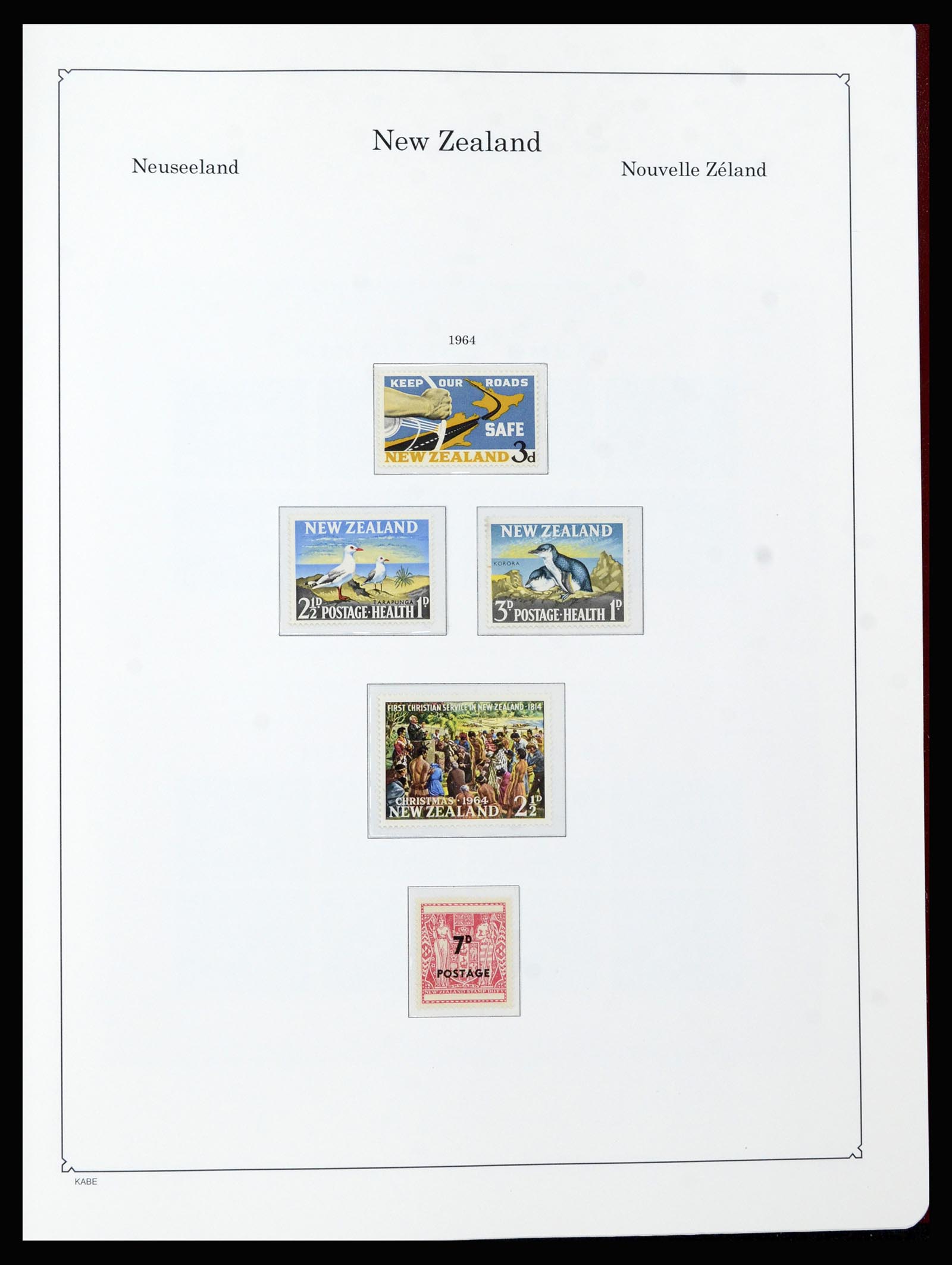 37148 067 - Postzegelverzameling 37148 Nieuw Zeeland speciaal verzameling 1953-19