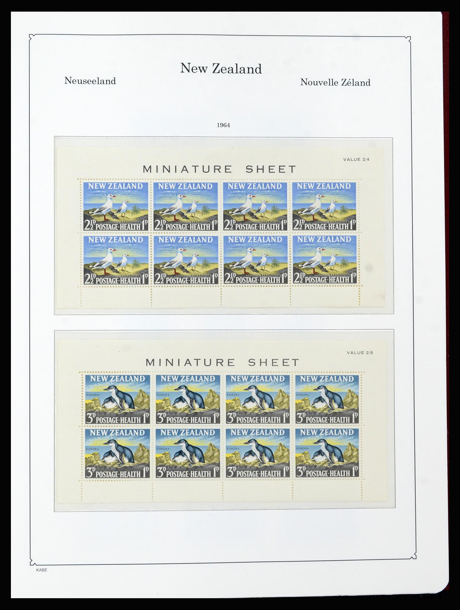 37148 068 - Postzegelverzameling 37148 Nieuw Zeeland speciaal verzameling 1953-19