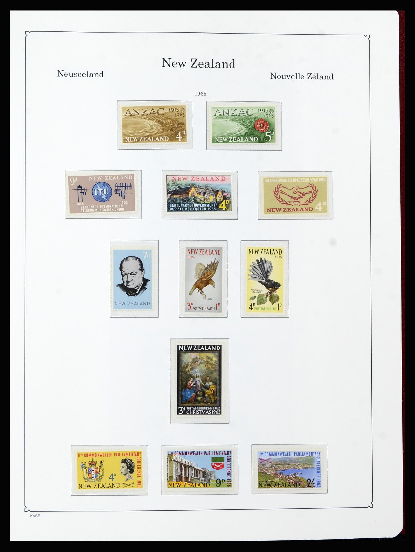 37148 069 - Postzegelverzameling 37148 Nieuw Zeeland speciaal verzameling 1953-19