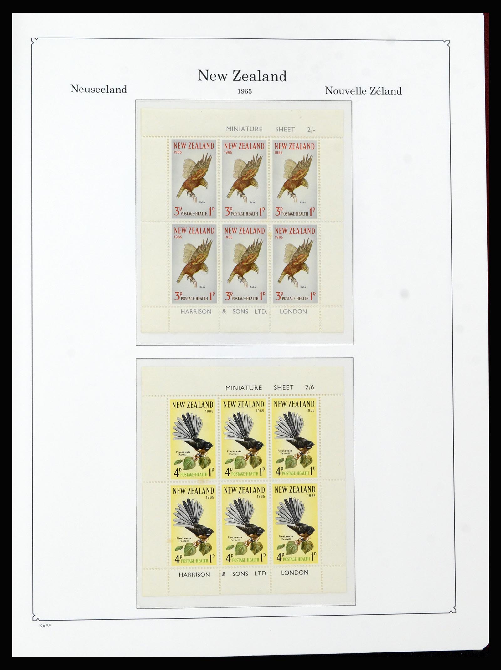 37148 070 - Postzegelverzameling 37148 Nieuw Zeeland speciaal verzameling 1953-19