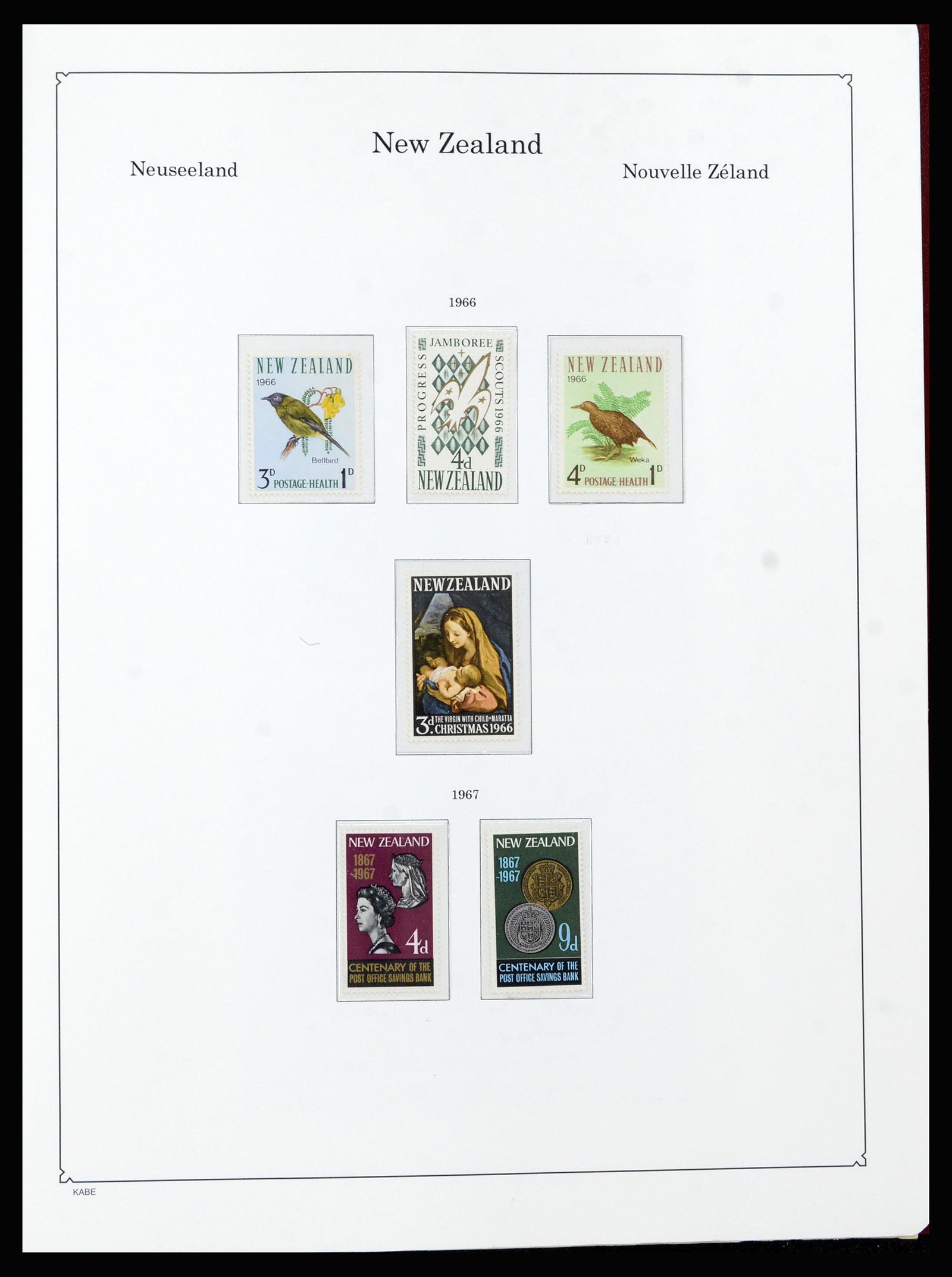 37148 071 - Postzegelverzameling 37148 Nieuw Zeeland speciaal verzameling 1953-19
