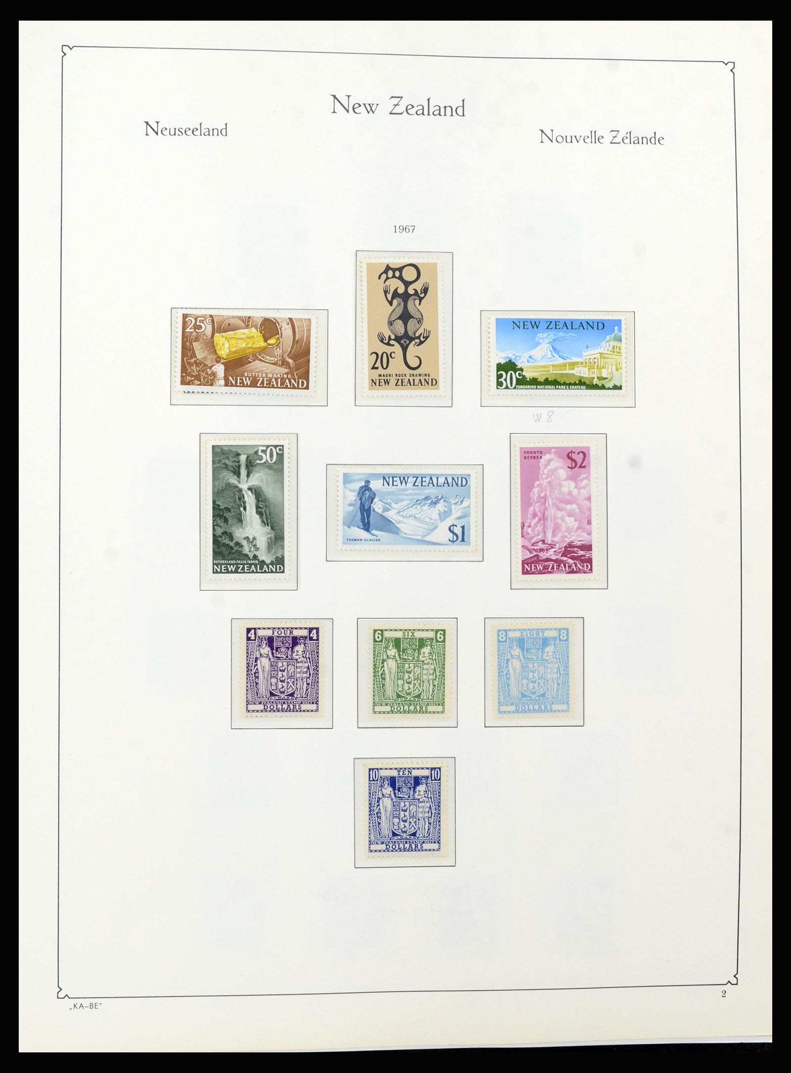 37148 074 - Postzegelverzameling 37148 Nieuw Zeeland speciaal verzameling 1953-19