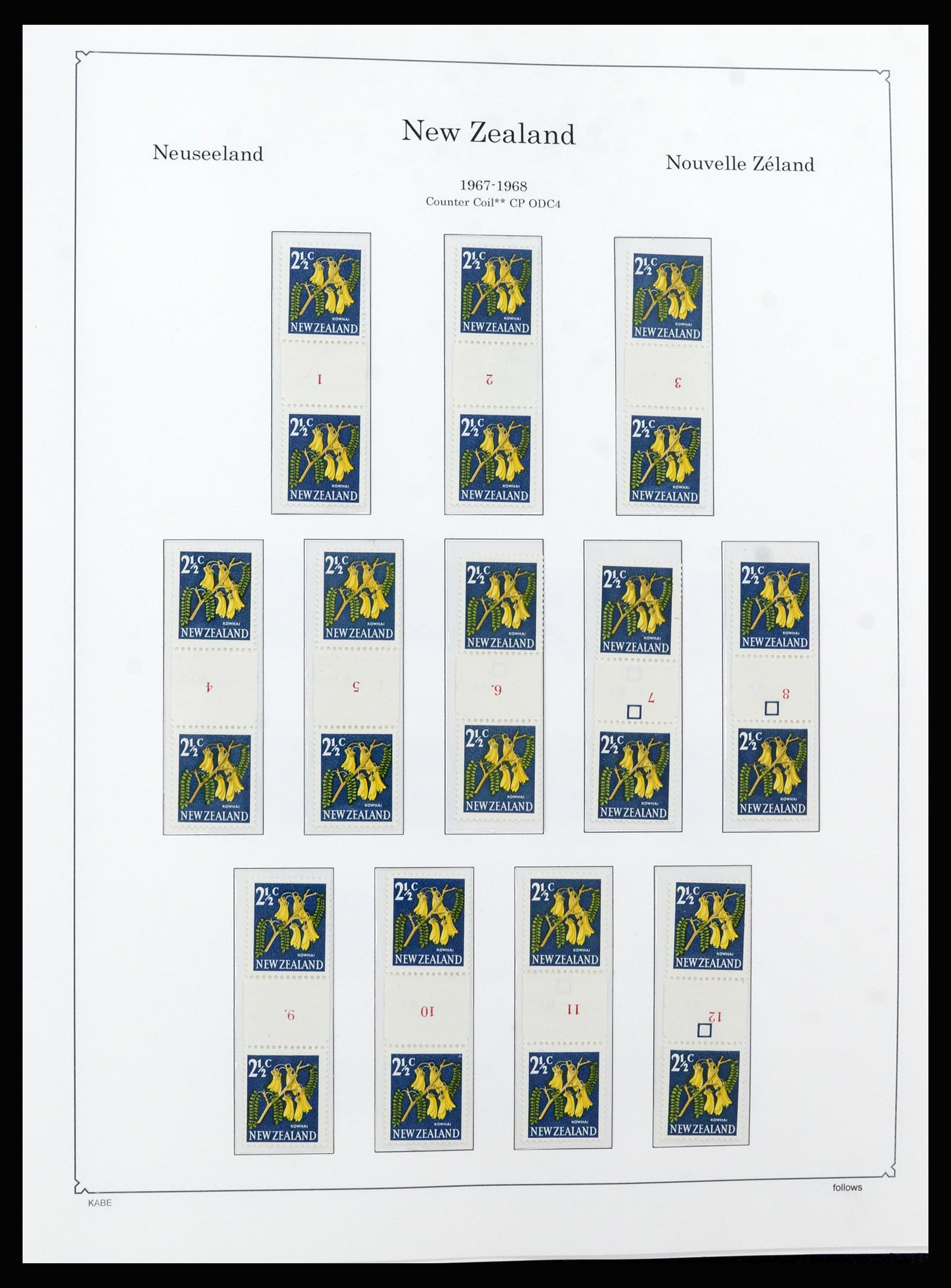 37148 075 - Postzegelverzameling 37148 Nieuw Zeeland speciaal verzameling 1953-19