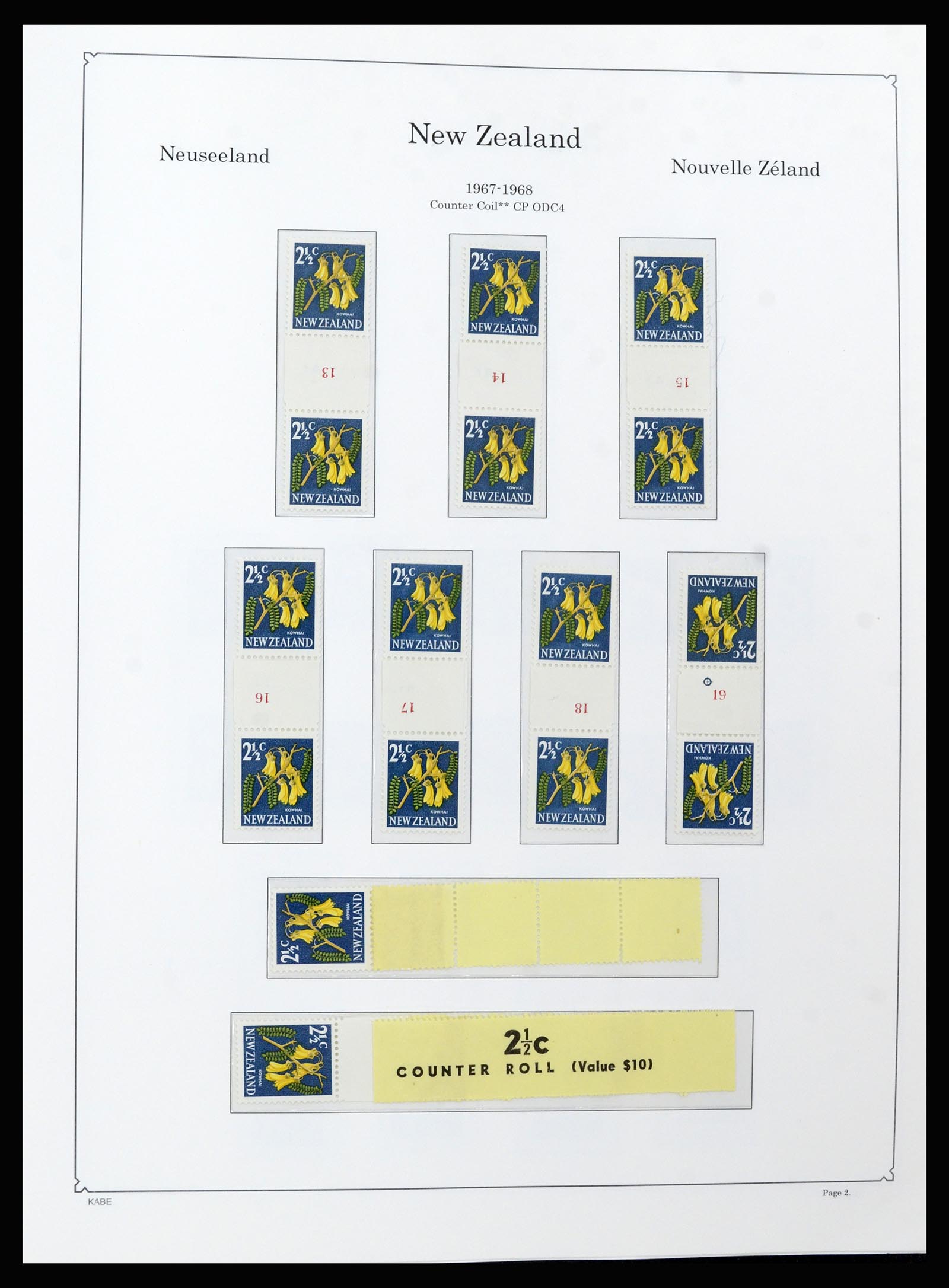 37148 076 - Postzegelverzameling 37148 Nieuw Zeeland speciaal verzameling 1953-19