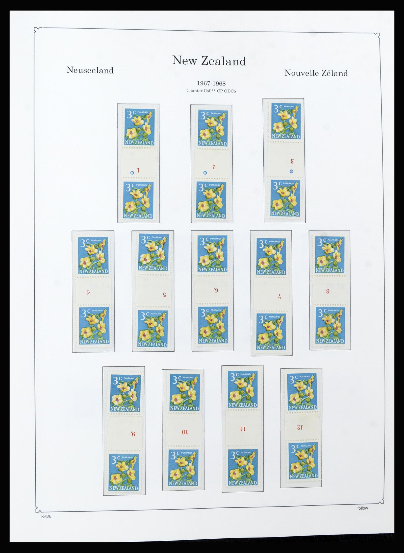 37148 077 - Postzegelverzameling 37148 Nieuw Zeeland speciaal verzameling 1953-19