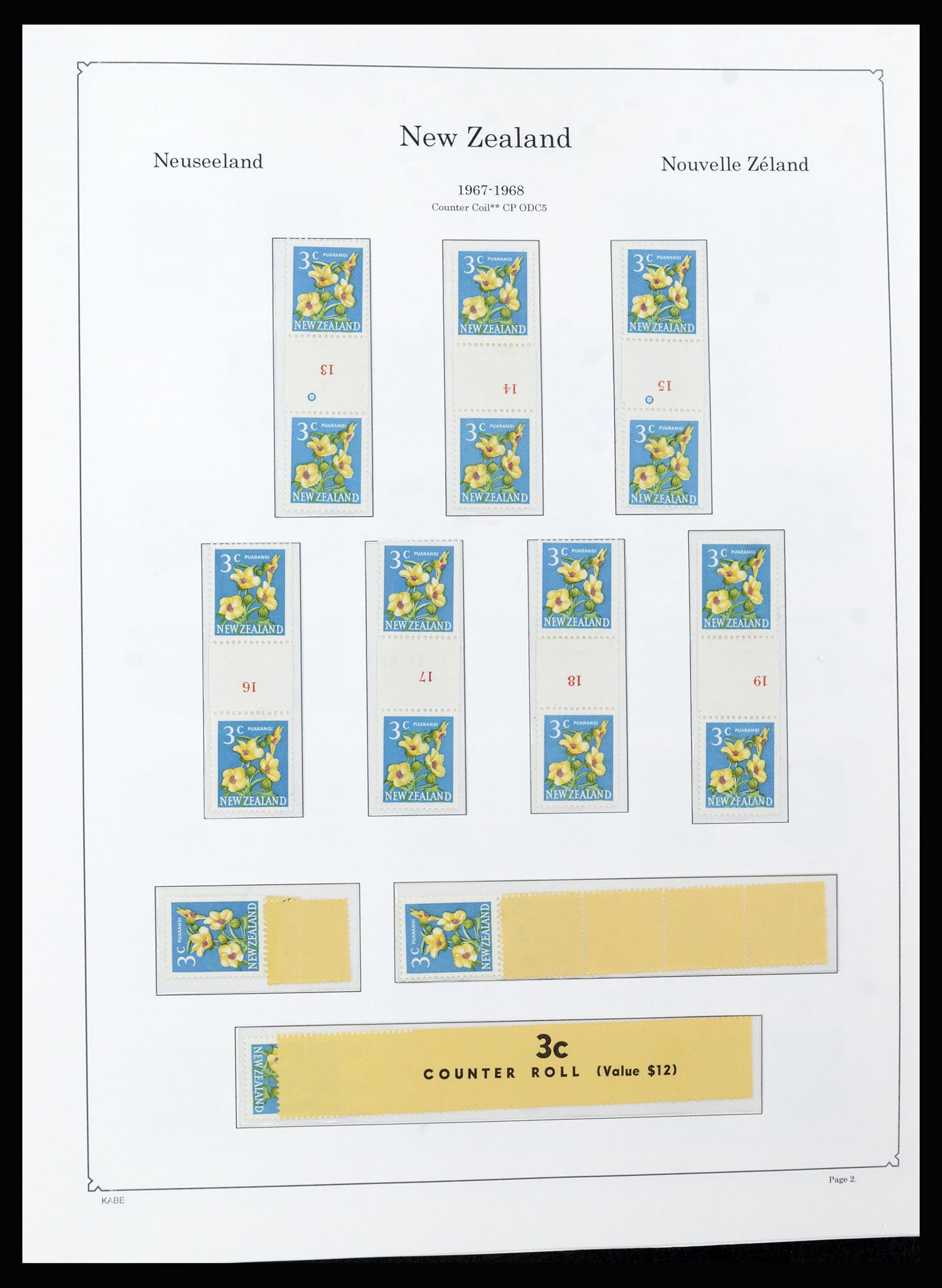 37148 078 - Postzegelverzameling 37148 Nieuw Zeeland speciaal verzameling 1953-19
