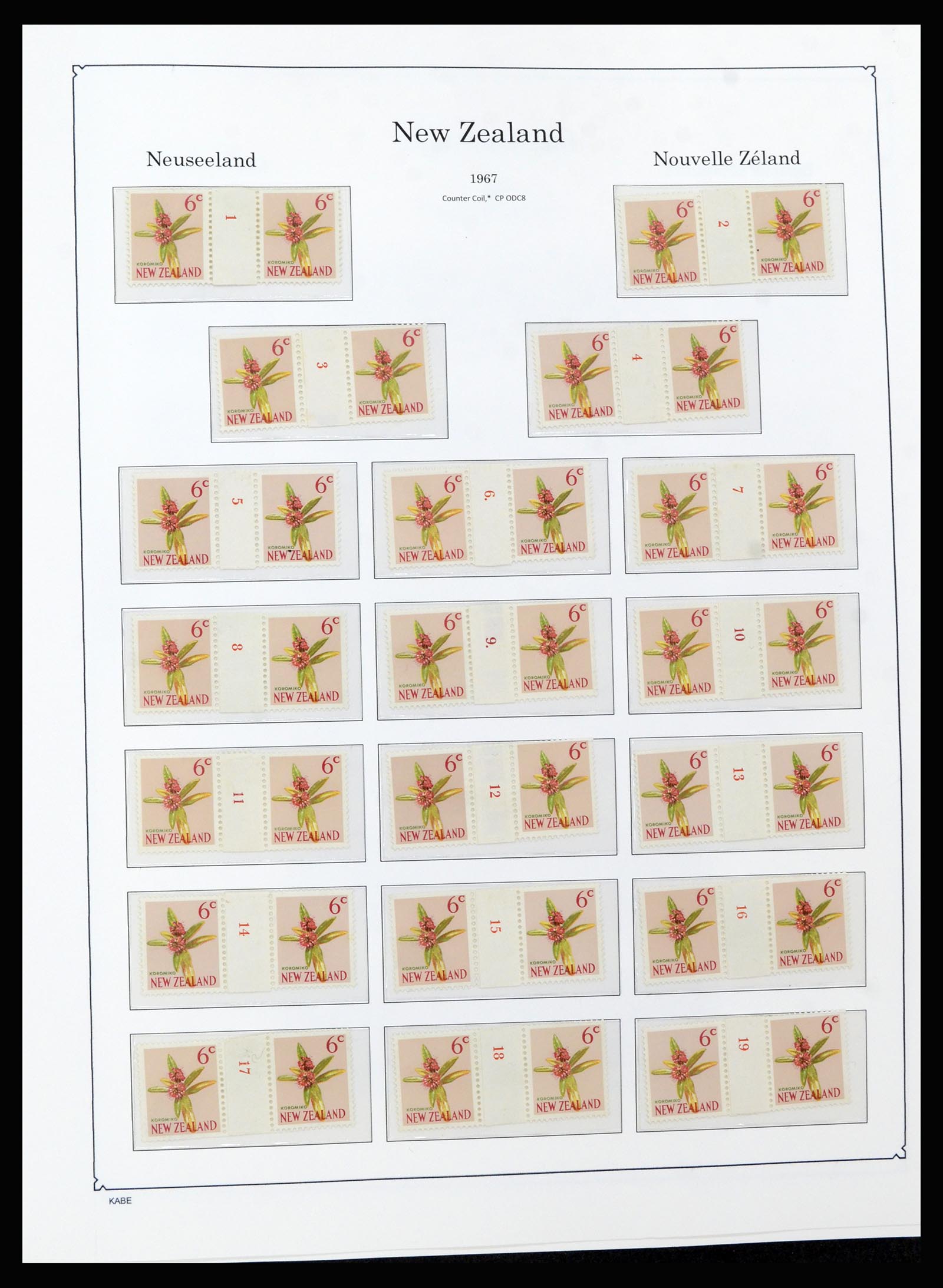 37148 080 - Postzegelverzameling 37148 Nieuw Zeeland speciaal verzameling 1953-19
