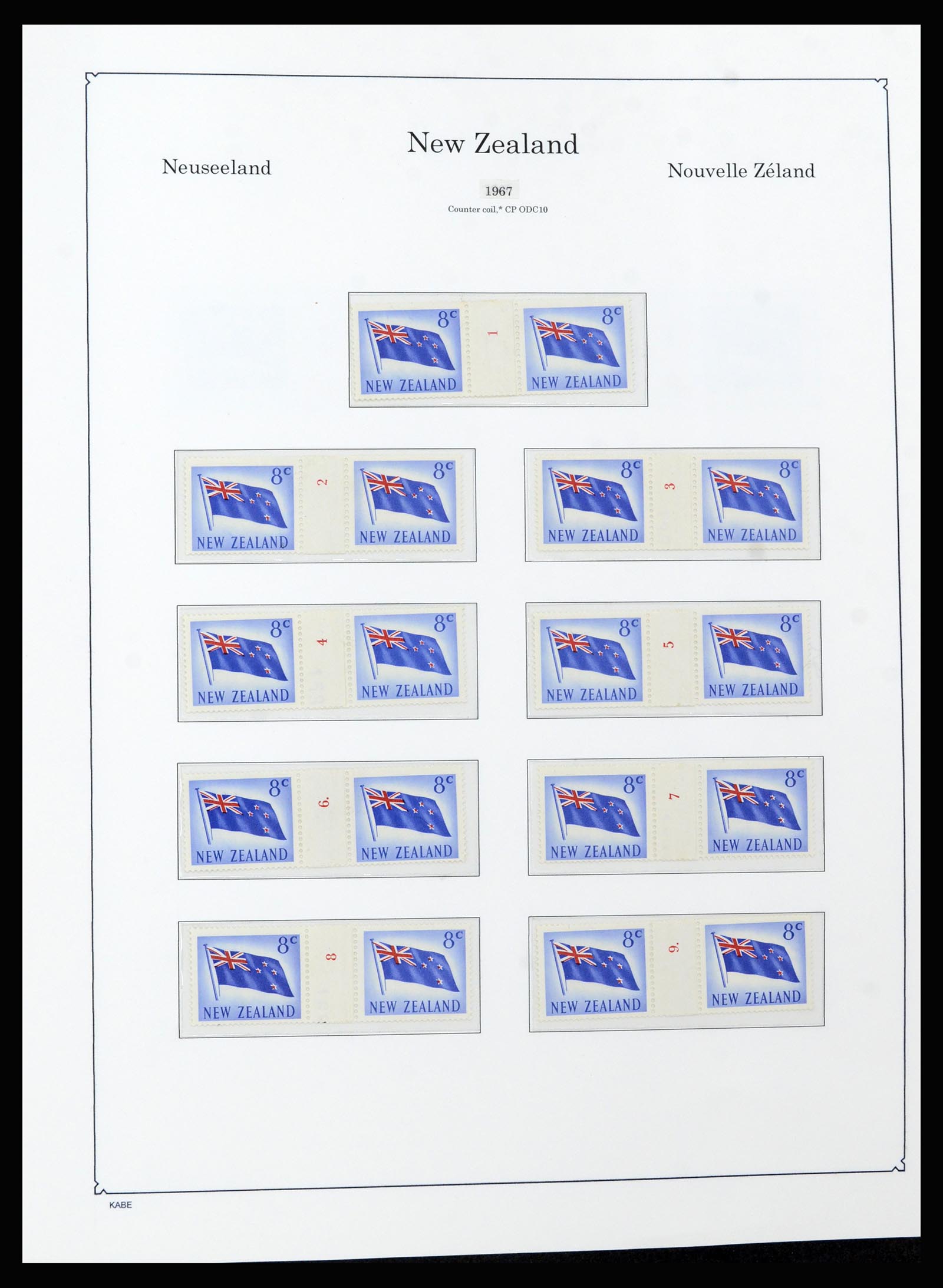 37148 082 - Postzegelverzameling 37148 Nieuw Zeeland speciaal verzameling 1953-19