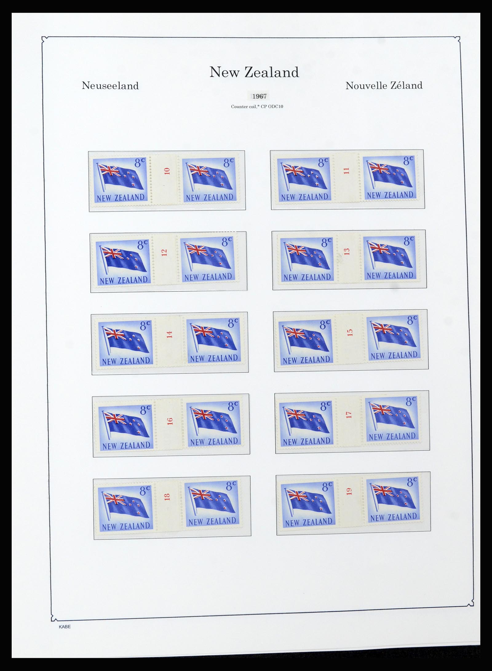 37148 083 - Postzegelverzameling 37148 Nieuw Zeeland speciaal verzameling 1953-19