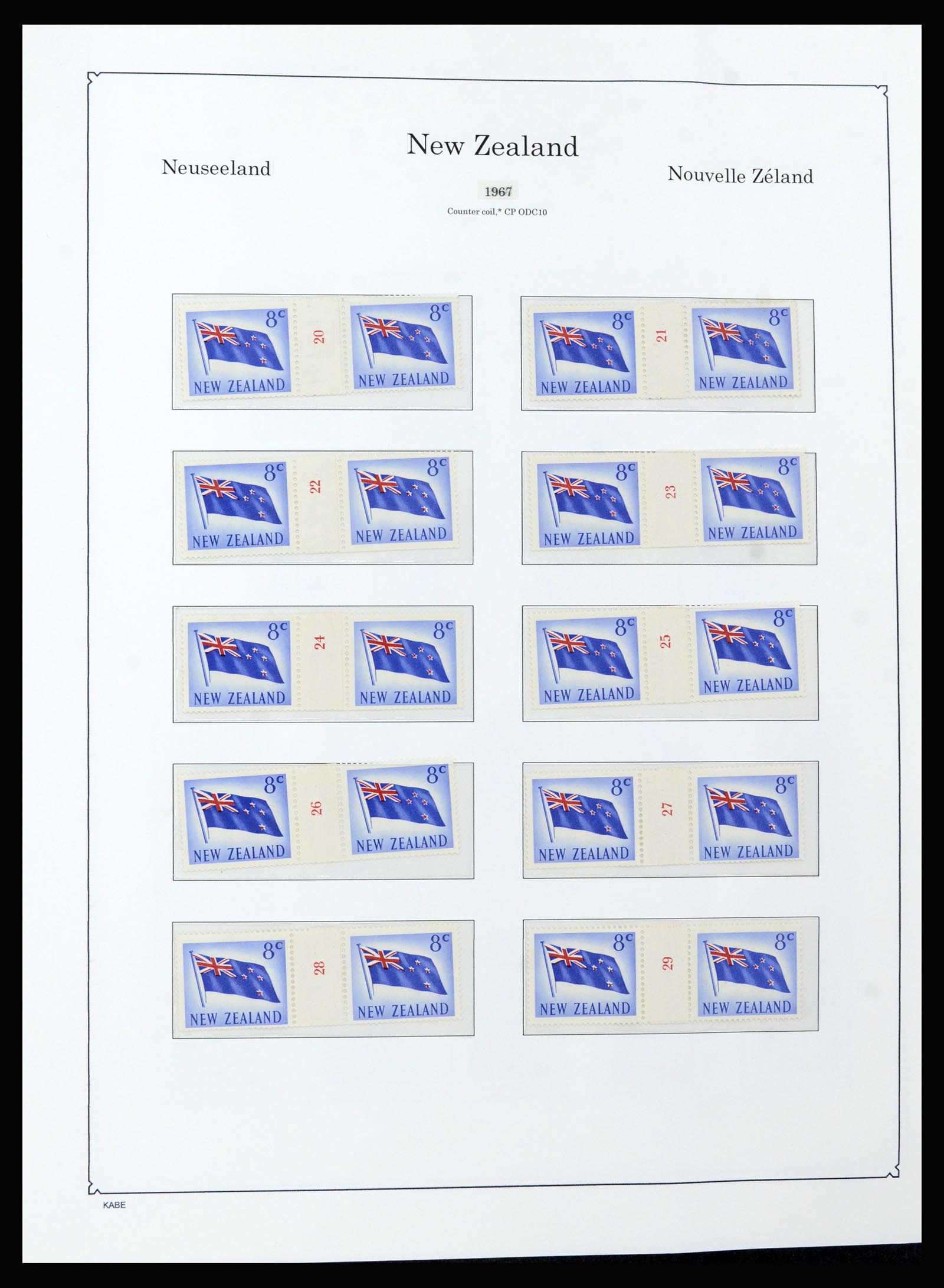37148 084 - Postzegelverzameling 37148 Nieuw Zeeland speciaal verzameling 1953-19