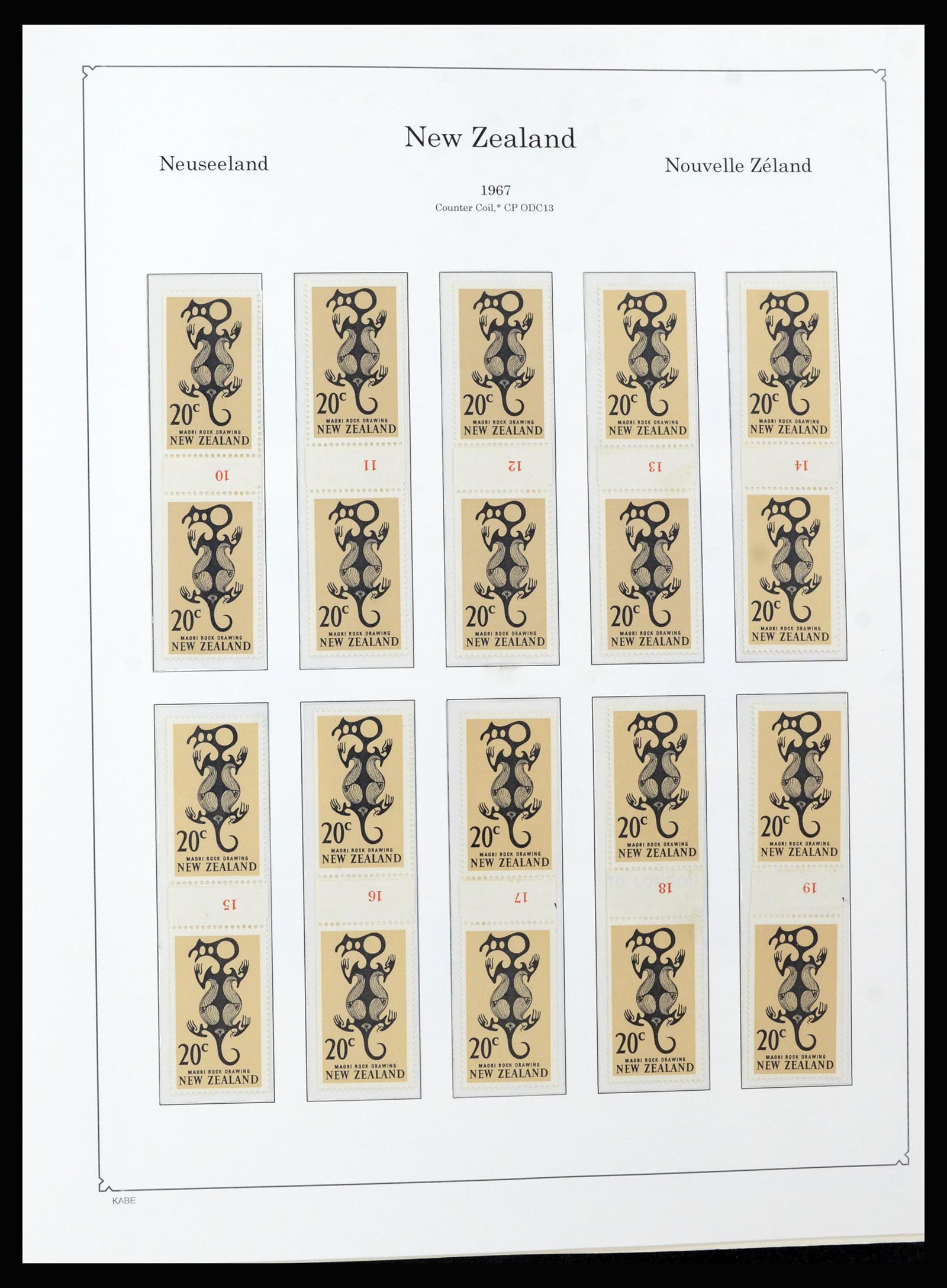 37148 086 - Postzegelverzameling 37148 Nieuw Zeeland speciaal verzameling 1953-19