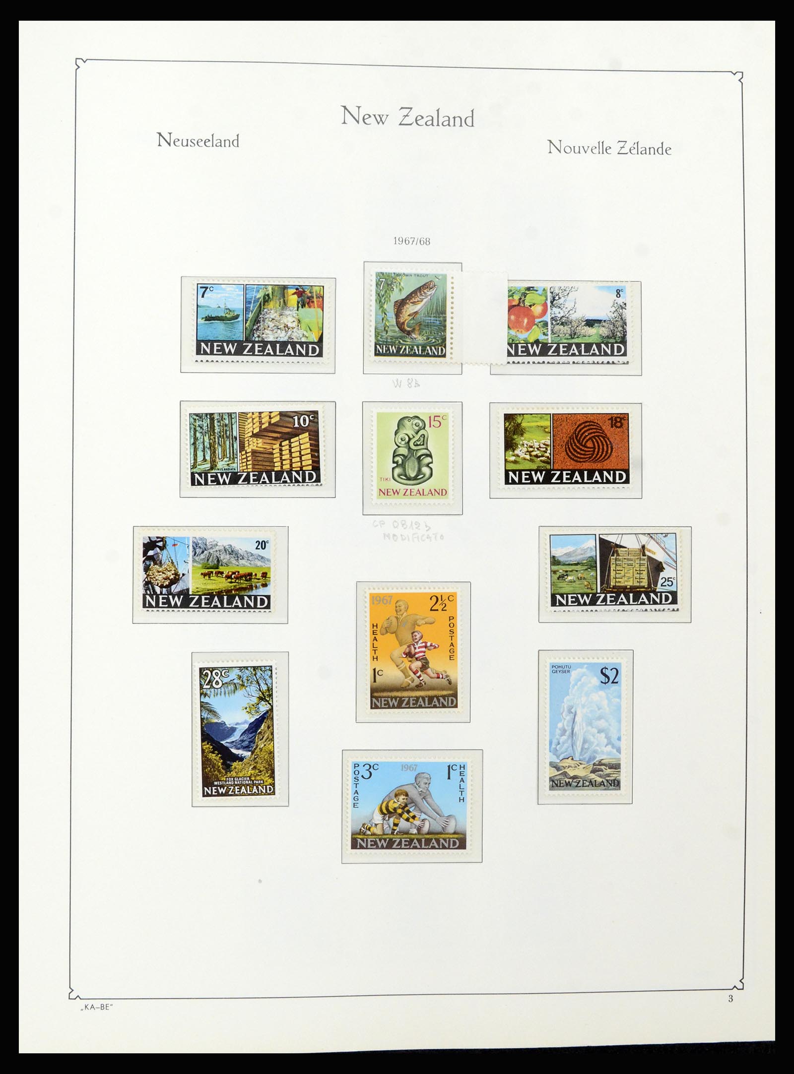 37148 087 - Postzegelverzameling 37148 Nieuw Zeeland speciaal verzameling 1953-19