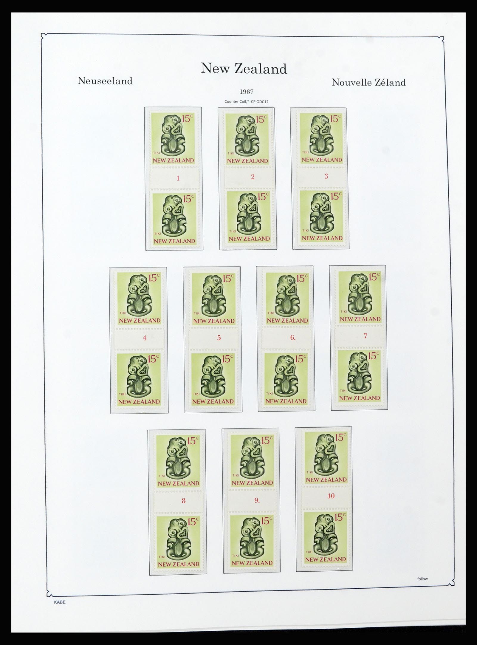 37148 088 - Postzegelverzameling 37148 Nieuw Zeeland speciaal verzameling 1953-19