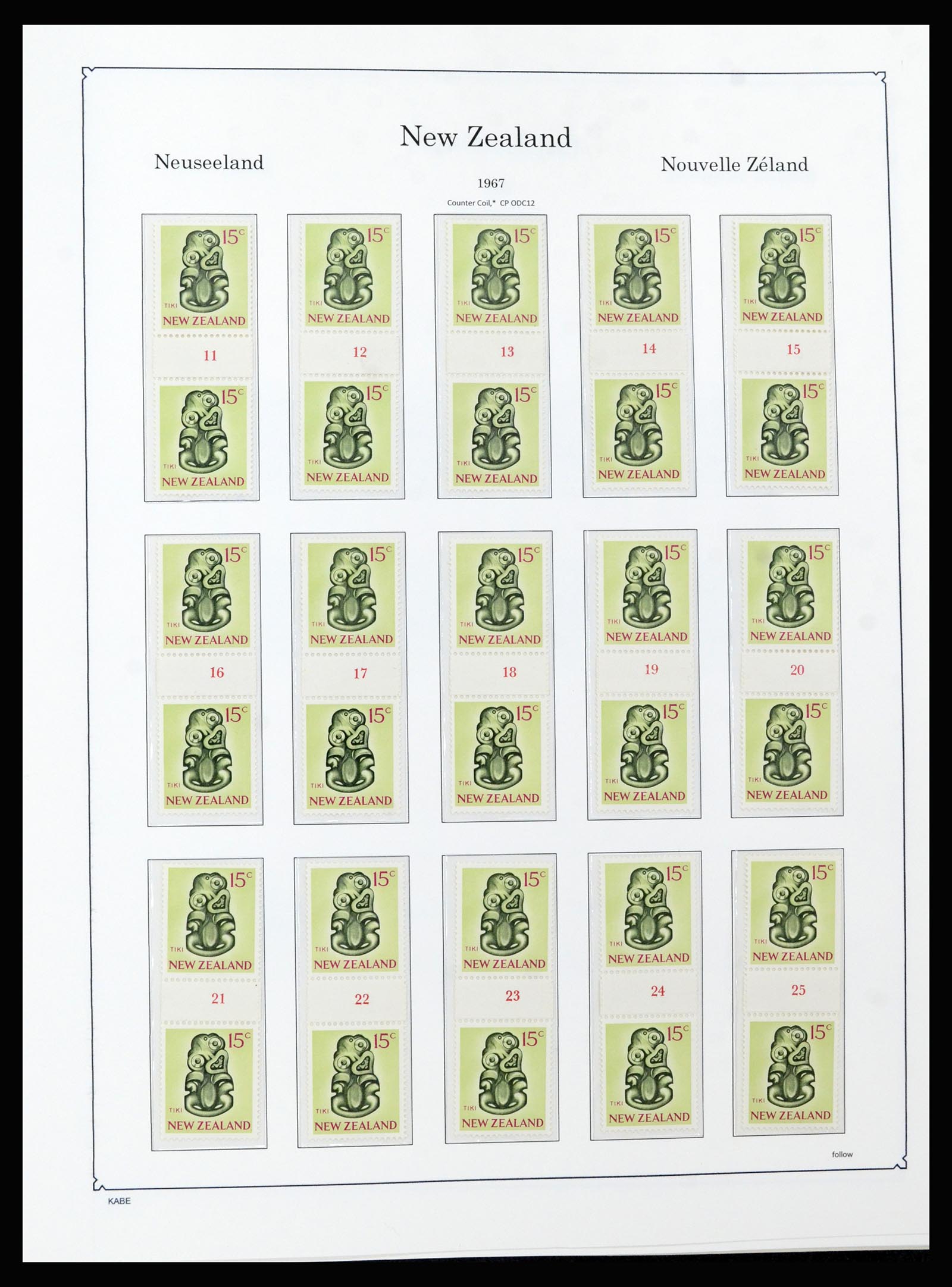 37148 089 - Postzegelverzameling 37148 Nieuw Zeeland speciaal verzameling 1953-19