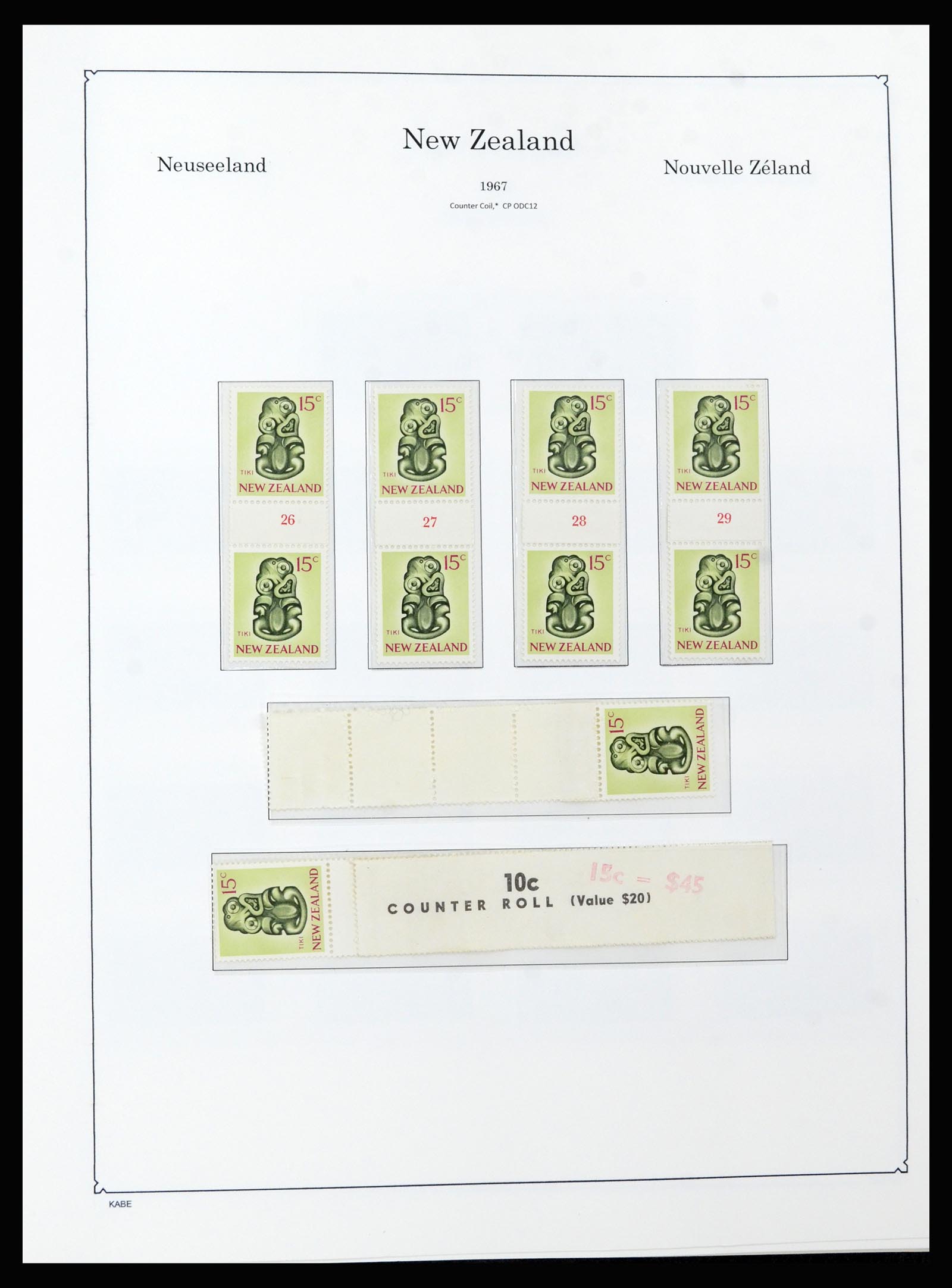 37148 090 - Postzegelverzameling 37148 Nieuw Zeeland speciaal verzameling 1953-19