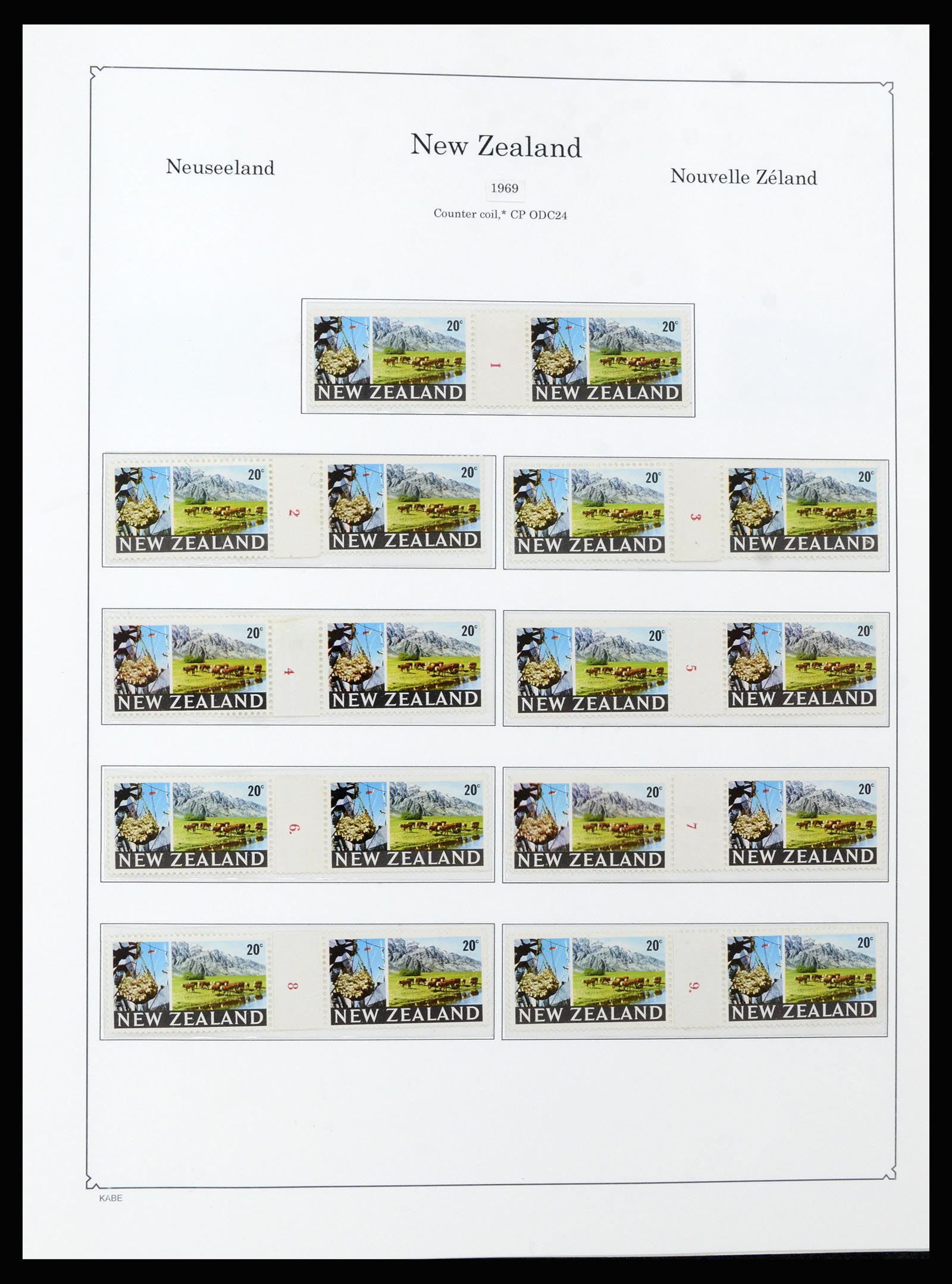 37148 093 - Postzegelverzameling 37148 Nieuw Zeeland speciaal verzameling 1953-19