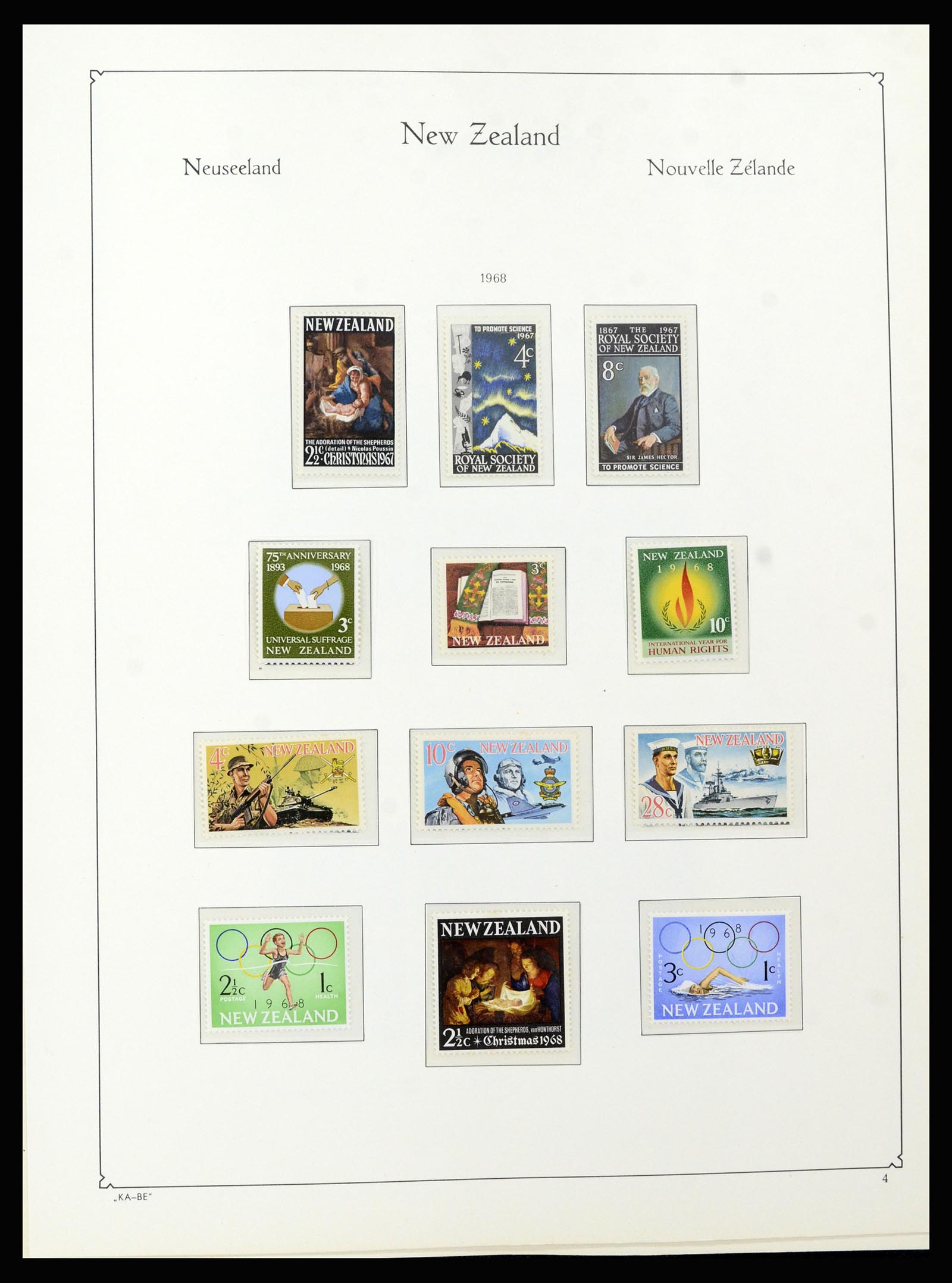 37148 096 - Postzegelverzameling 37148 Nieuw Zeeland speciaal verzameling 1953-19