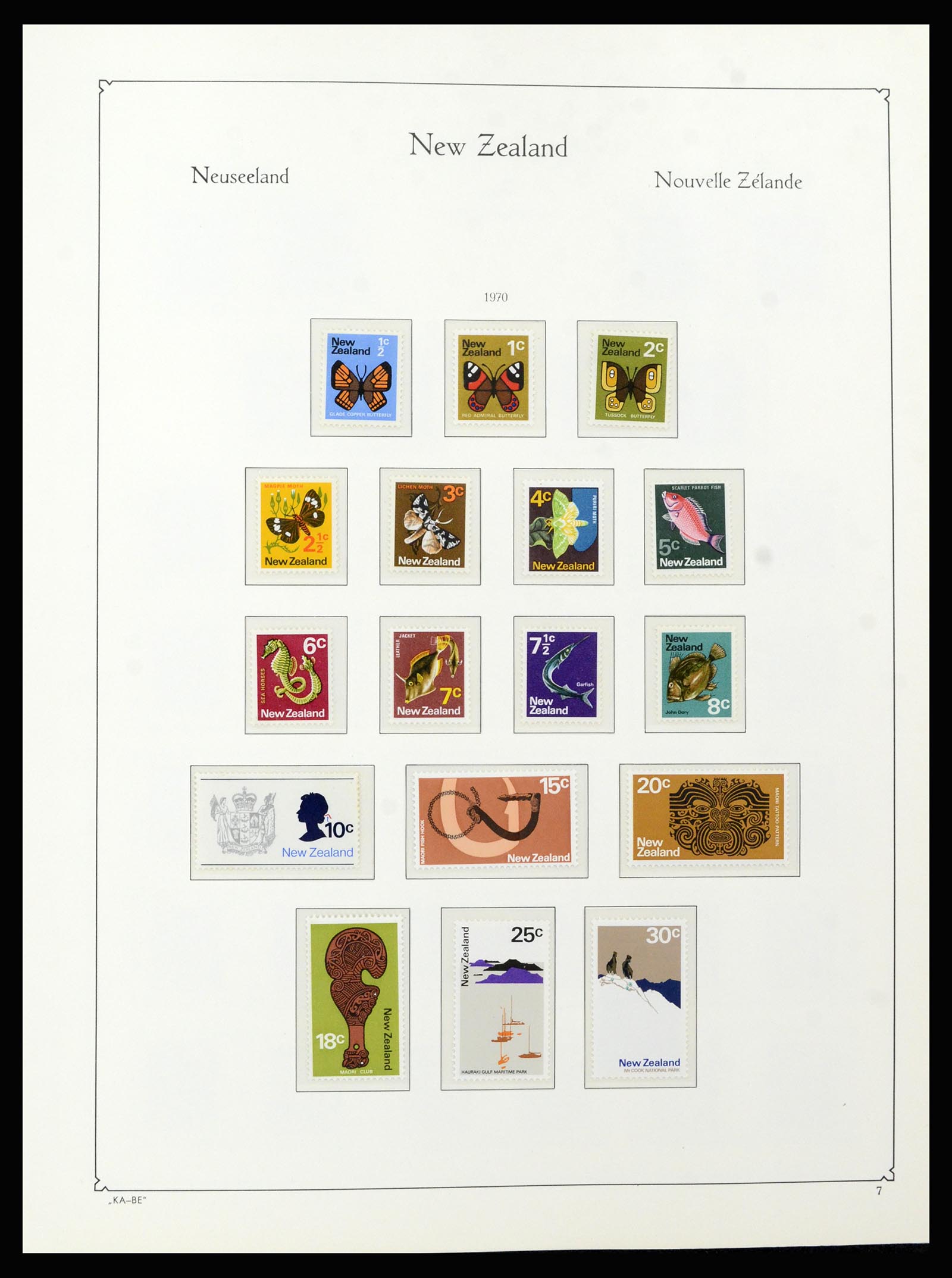 37148 103 - Postzegelverzameling 37148 Nieuw Zeeland speciaal verzameling 1953-19