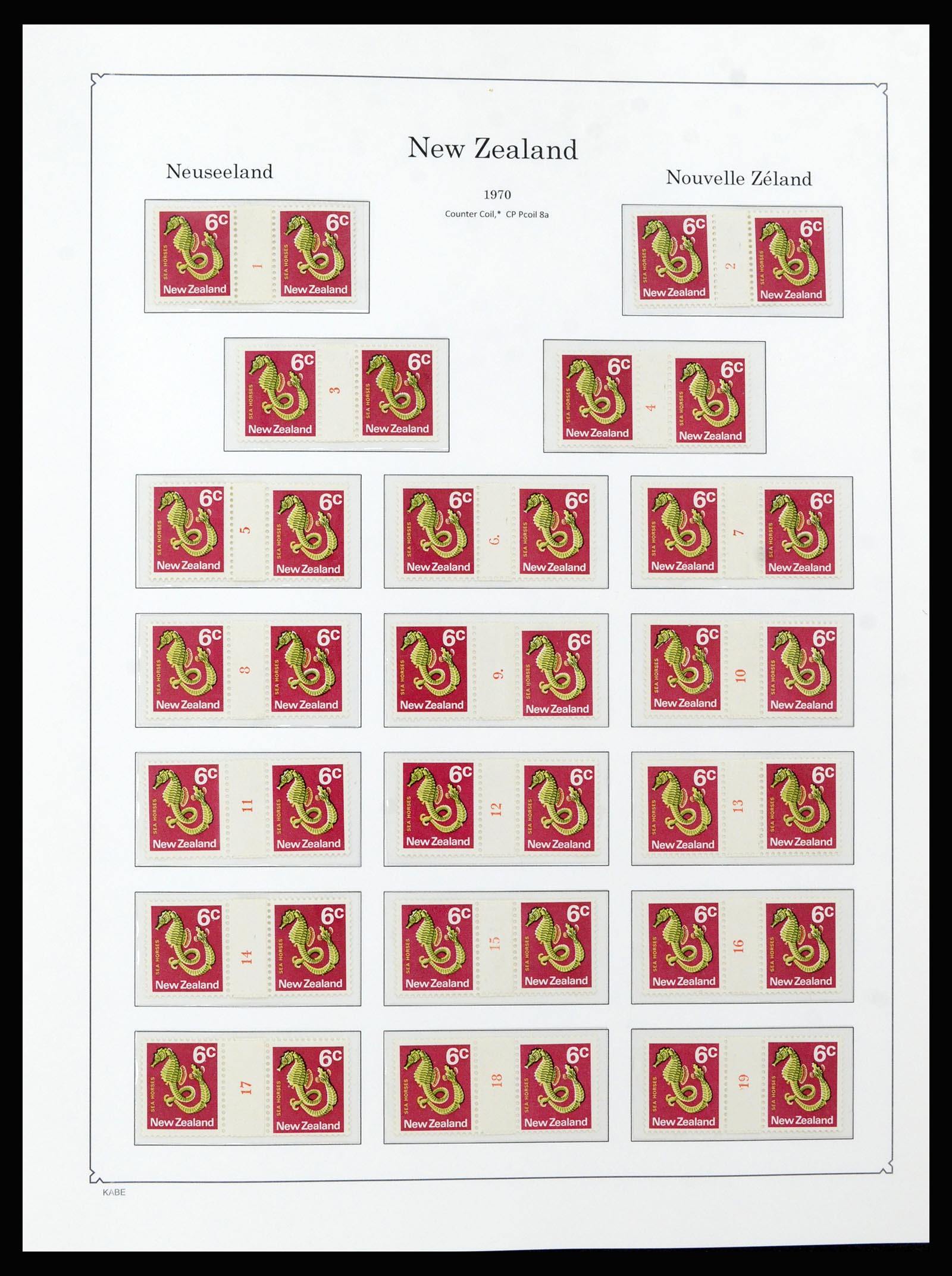 37148 104 - Postzegelverzameling 37148 Nieuw Zeeland speciaal verzameling 1953-19