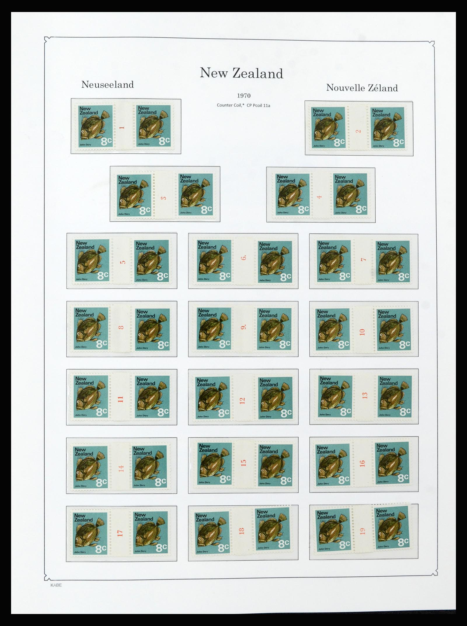 37148 105 - Postzegelverzameling 37148 Nieuw Zeeland speciaal verzameling 1953-19