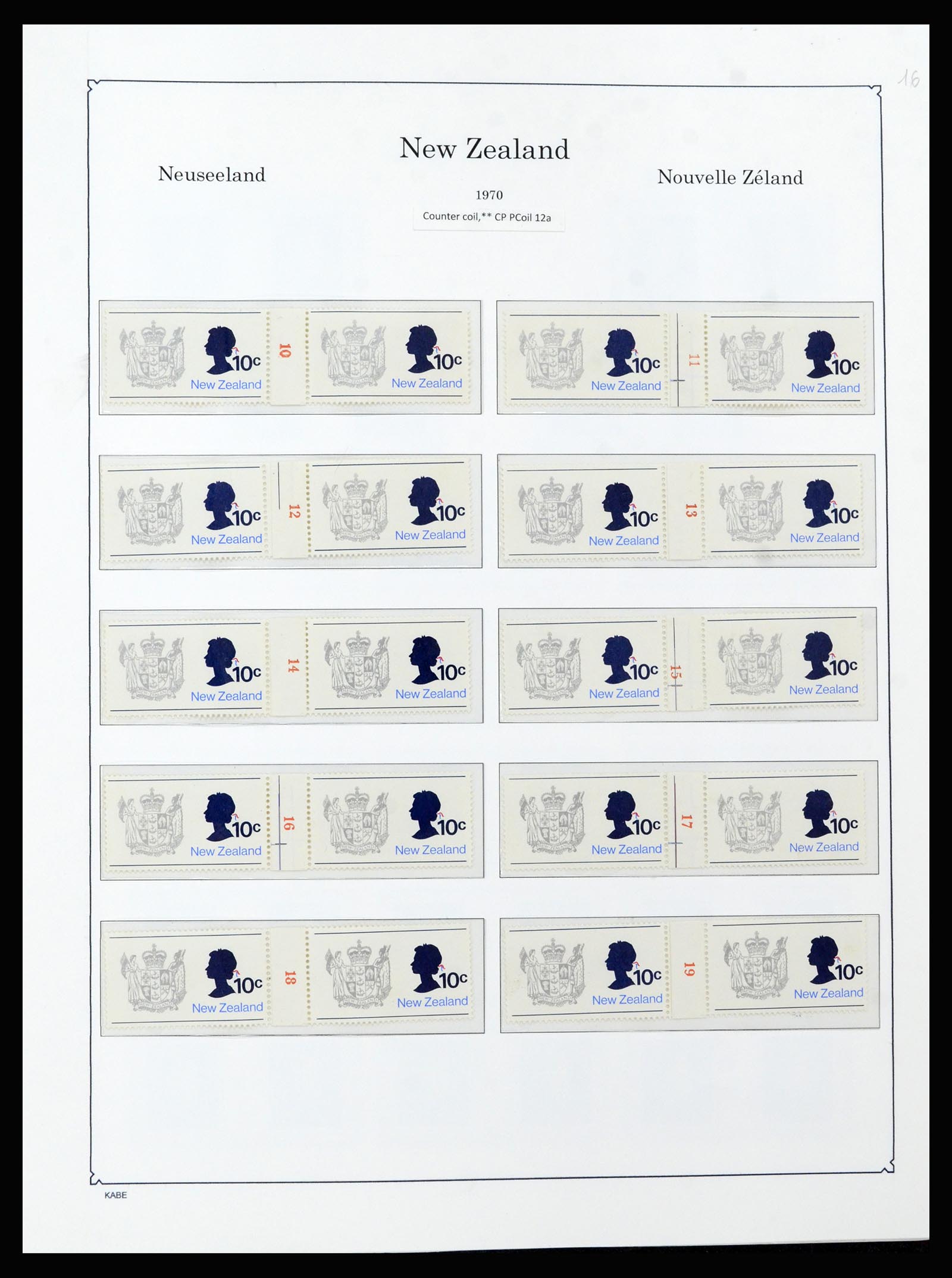 37148 107 - Postzegelverzameling 37148 Nieuw Zeeland speciaal verzameling 1953-19