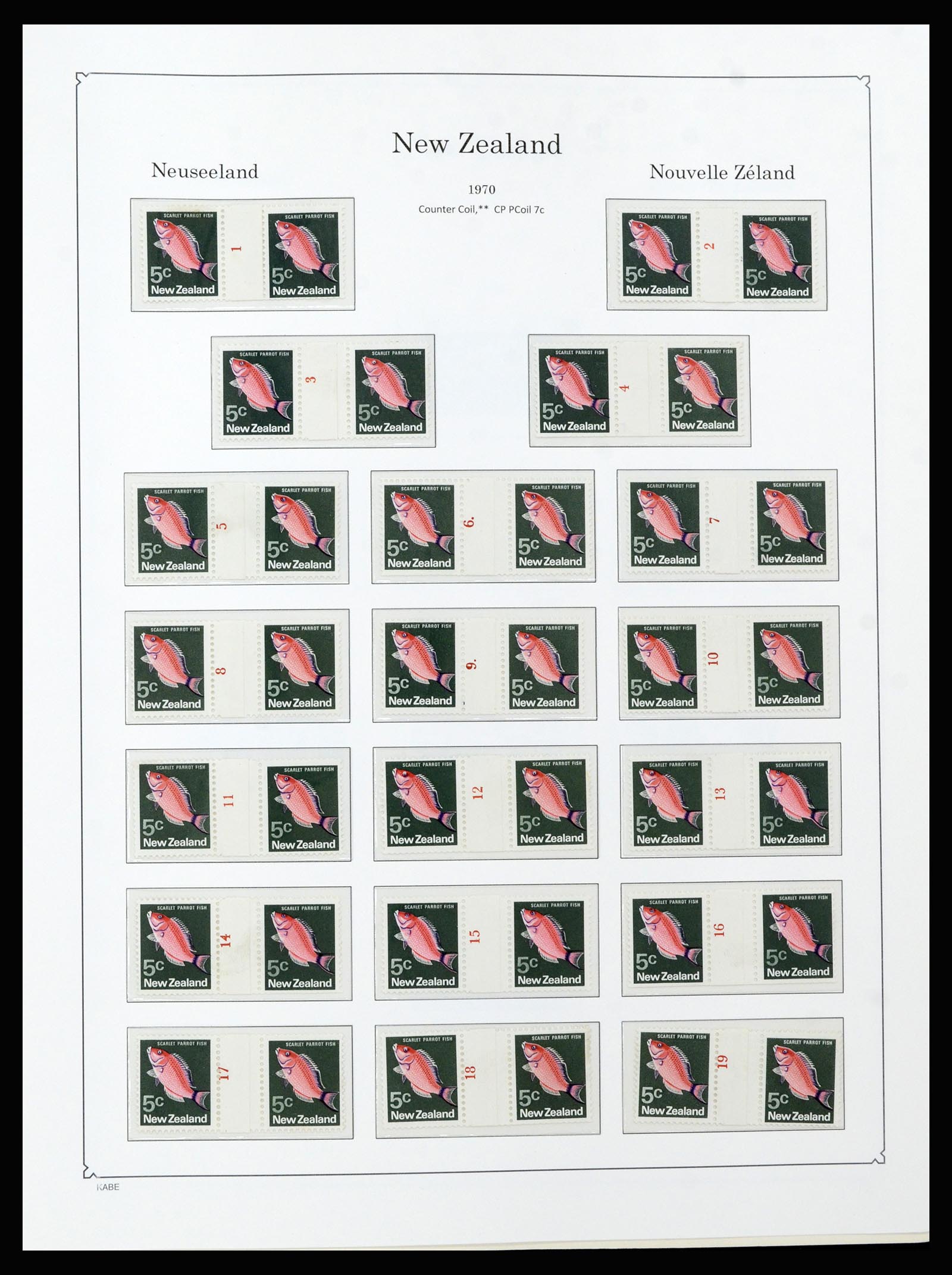 37148 109 - Postzegelverzameling 37148 Nieuw Zeeland speciaal verzameling 1953-19