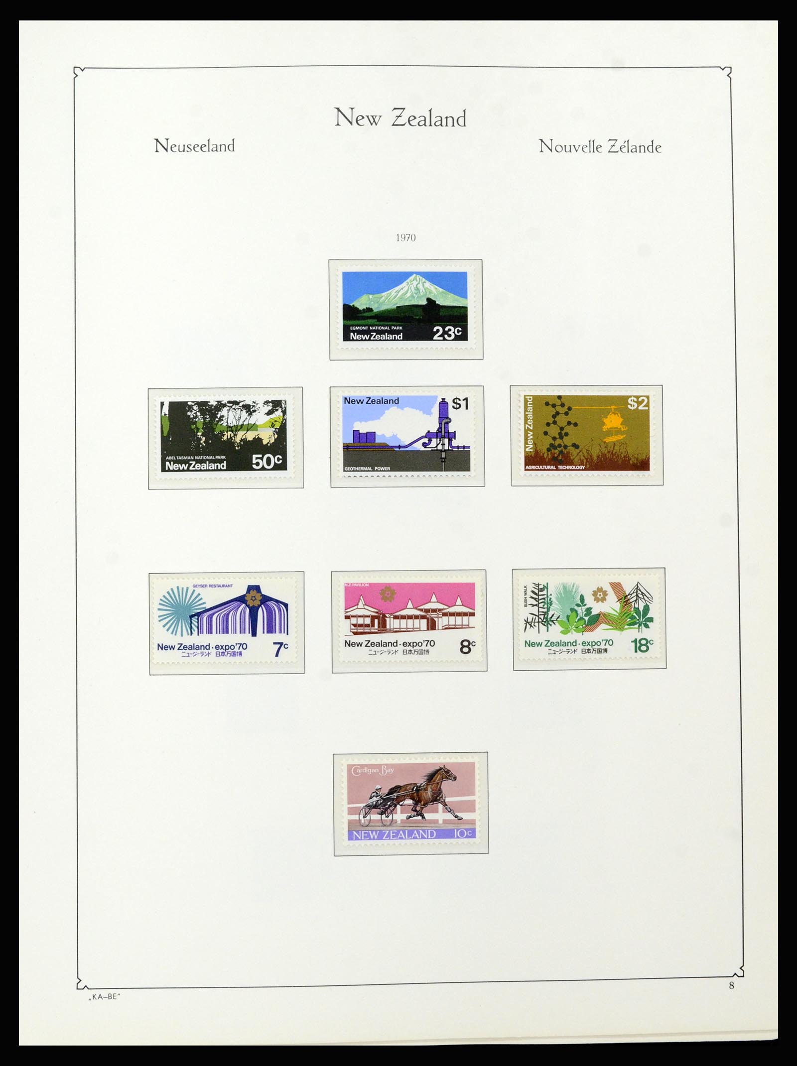 37148 110 - Postzegelverzameling 37148 Nieuw Zeeland speciaal verzameling 1953-19