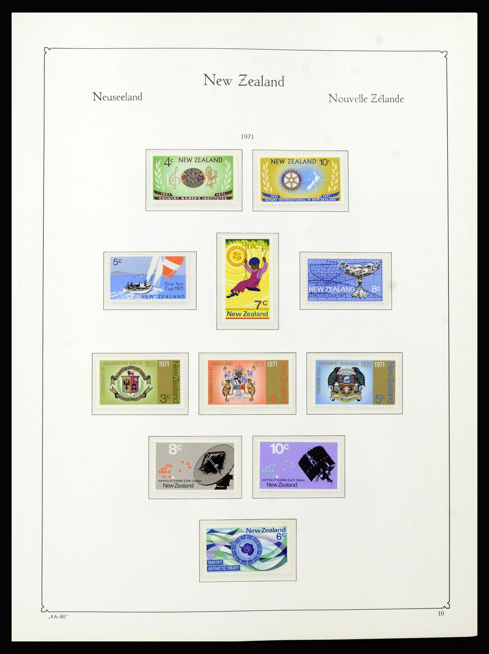 37148 113 - Postzegelverzameling 37148 Nieuw Zeeland speciaal verzameling 1953-19