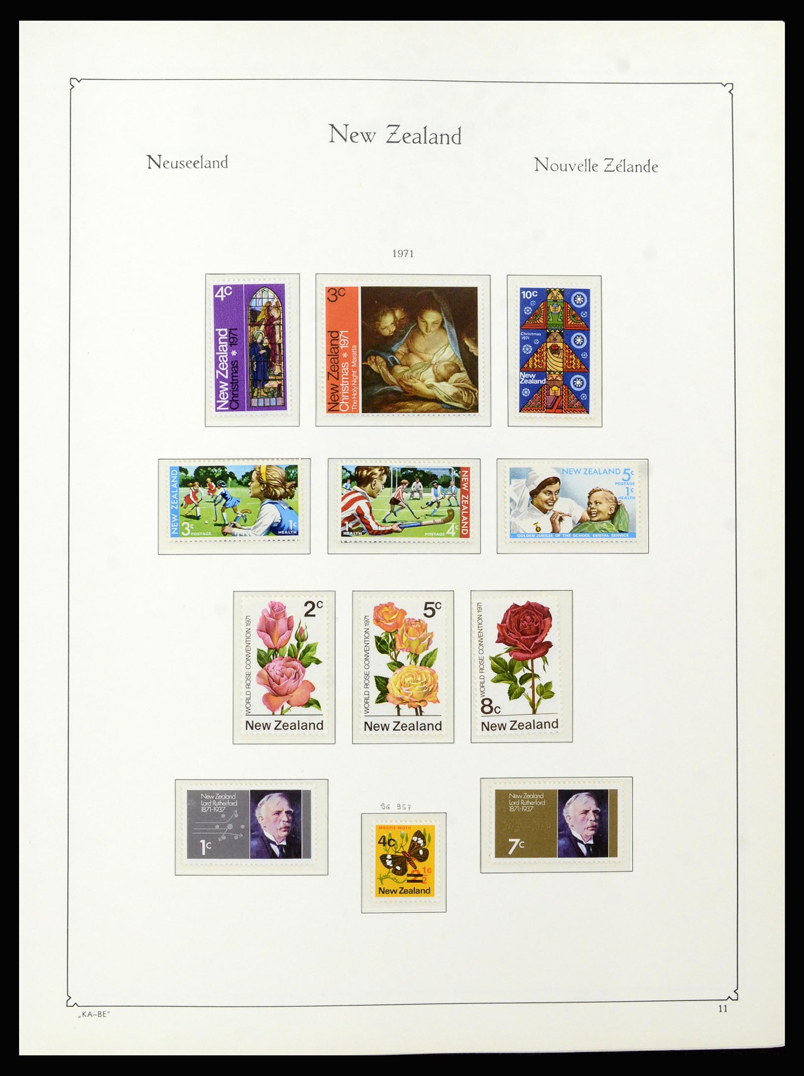 37148 114 - Postzegelverzameling 37148 Nieuw Zeeland speciaal verzameling 1953-19