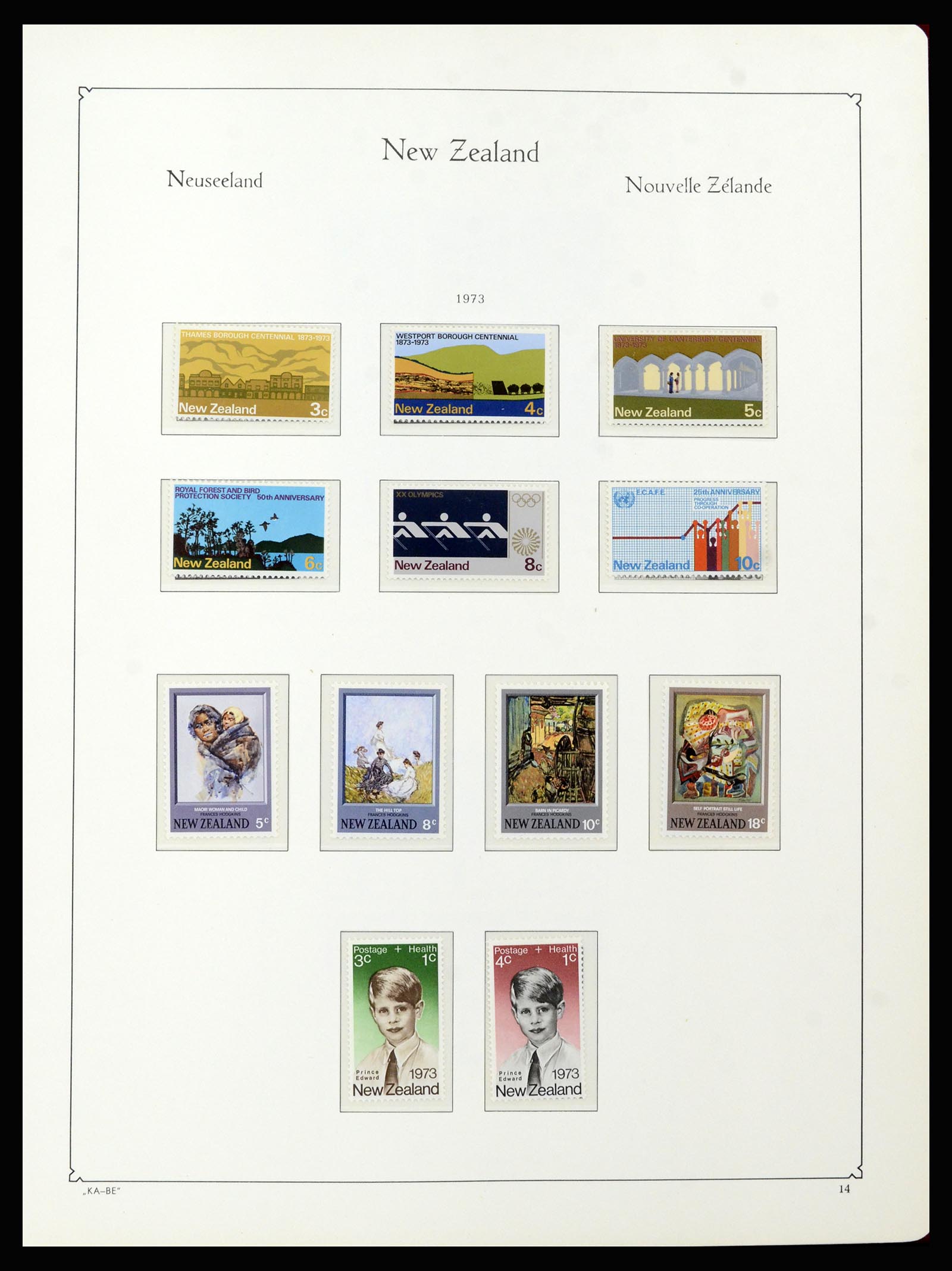 37148 120 - Postzegelverzameling 37148 Nieuw Zeeland speciaal verzameling 1953-19